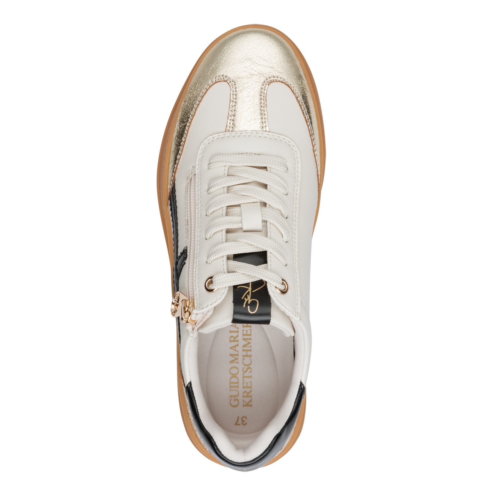 MARCO TOZZI by GMK Plateausneaker  Freizeitschuh, Halbschuh, Schnürschuh mit Kontrastbesätzen