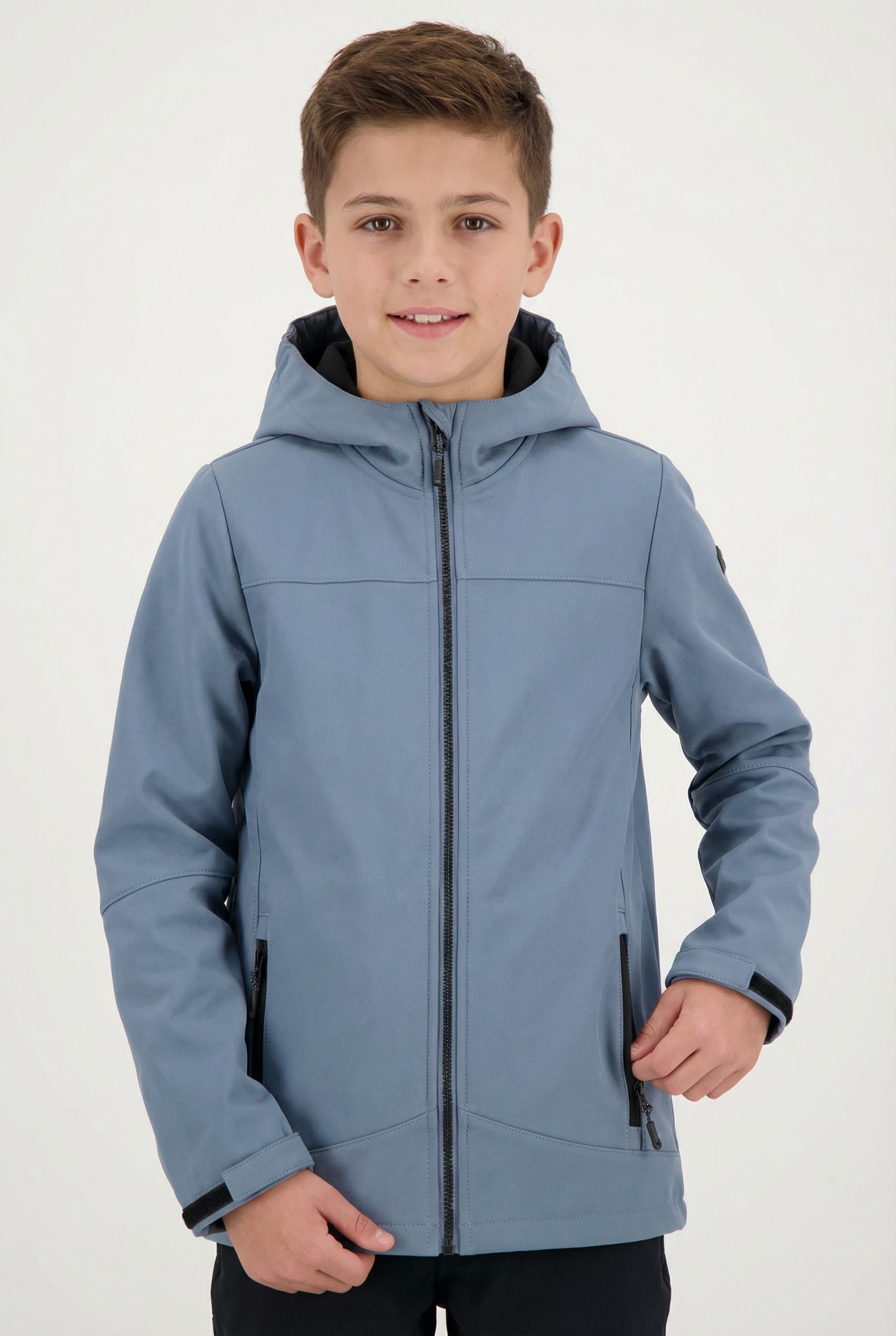Killtec Softshelljacke »BYS SFTSHLL JCKT OT« mit Kapuze Übergangsjacke, Wasserabweisend & Windabweisend, für Kinder