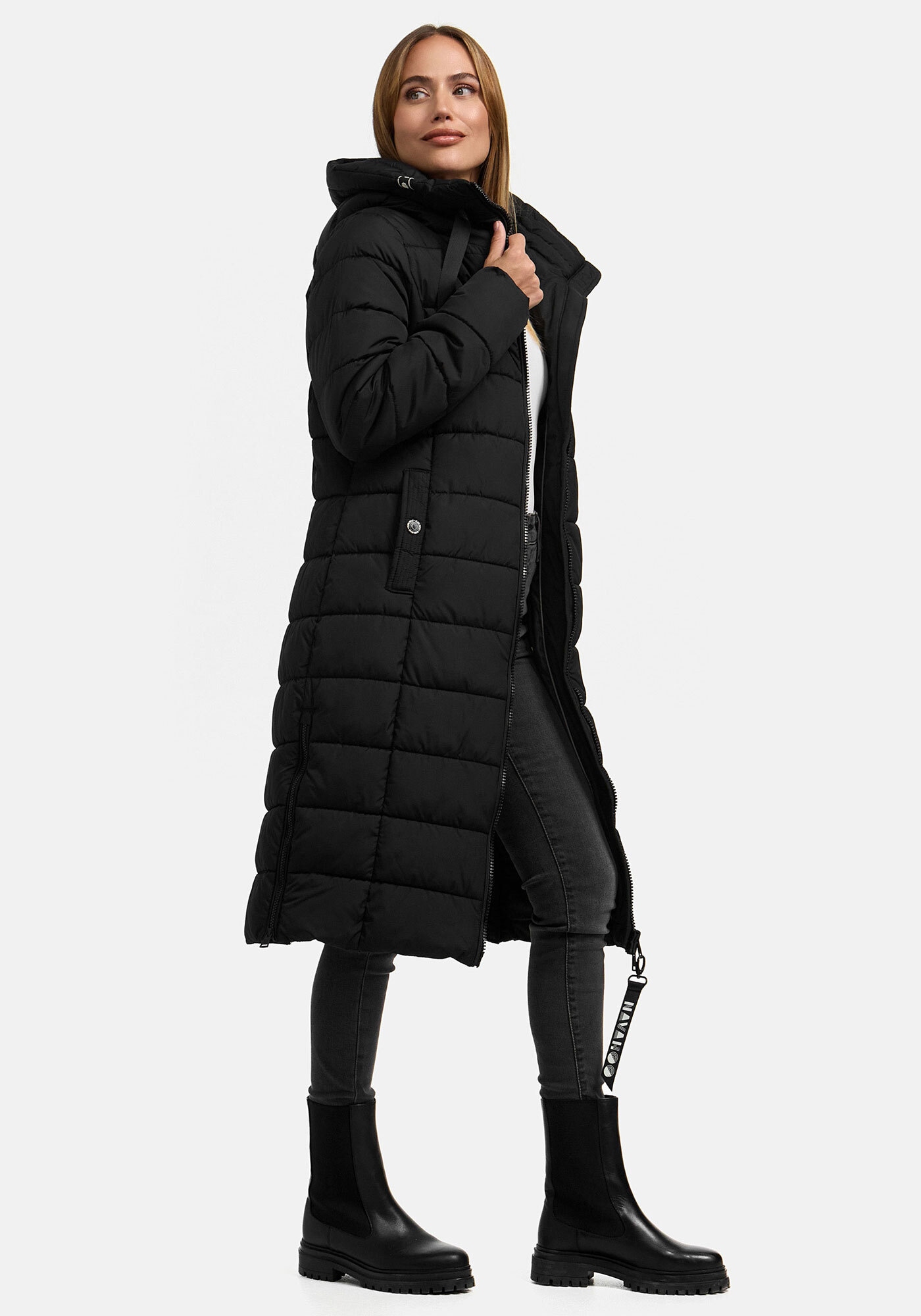 Navahoo Winterjacke »Navahoo Mondmaedchen Damen Winter Steppmantel N036«