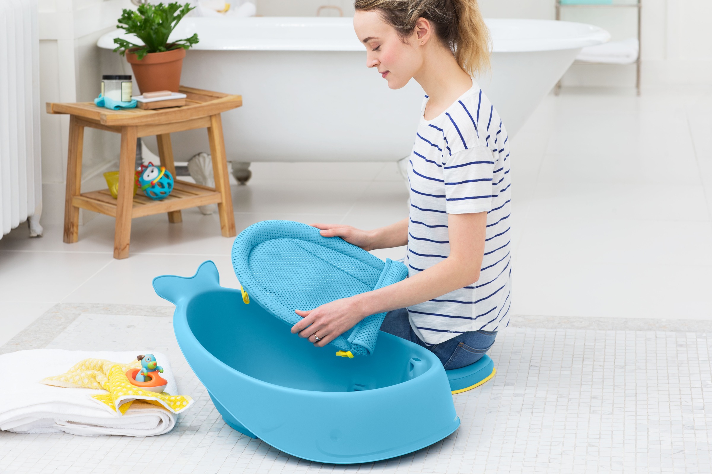 Skip Hop Babybadewanne »Moby, blau«