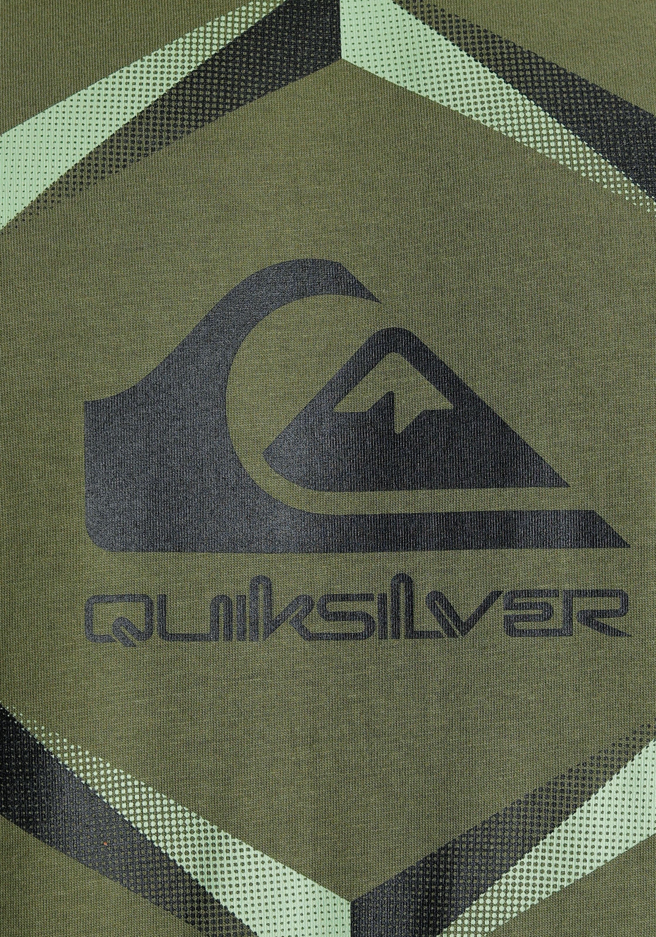 Quiksilver Langarmshirt »Herren Doppelpack mit Logodruck«, (Packung, 2 tlg.)