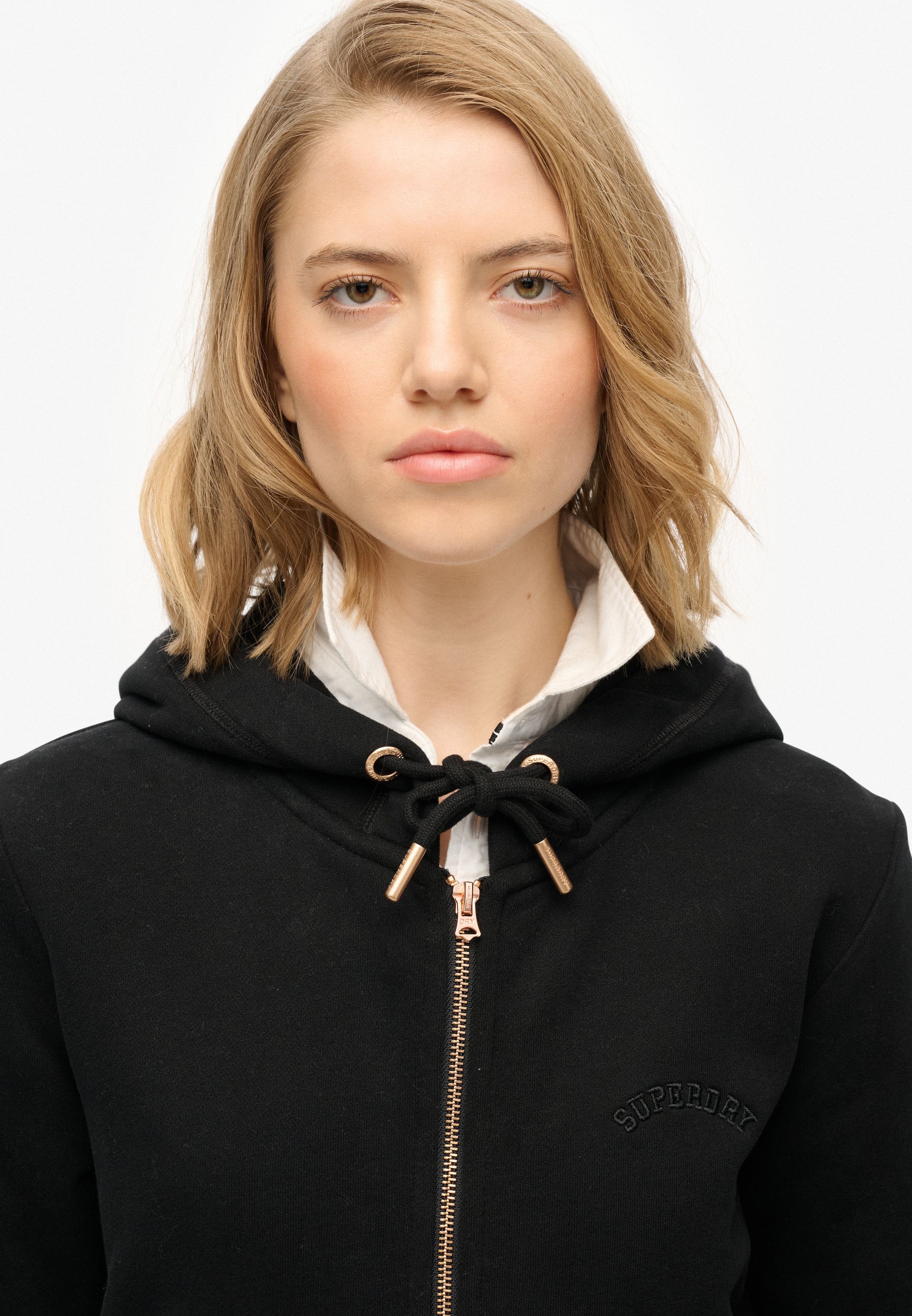 Superdry Kapuzensweatjacke »ESSENTIAL LOGO ZIPHOOD HB«