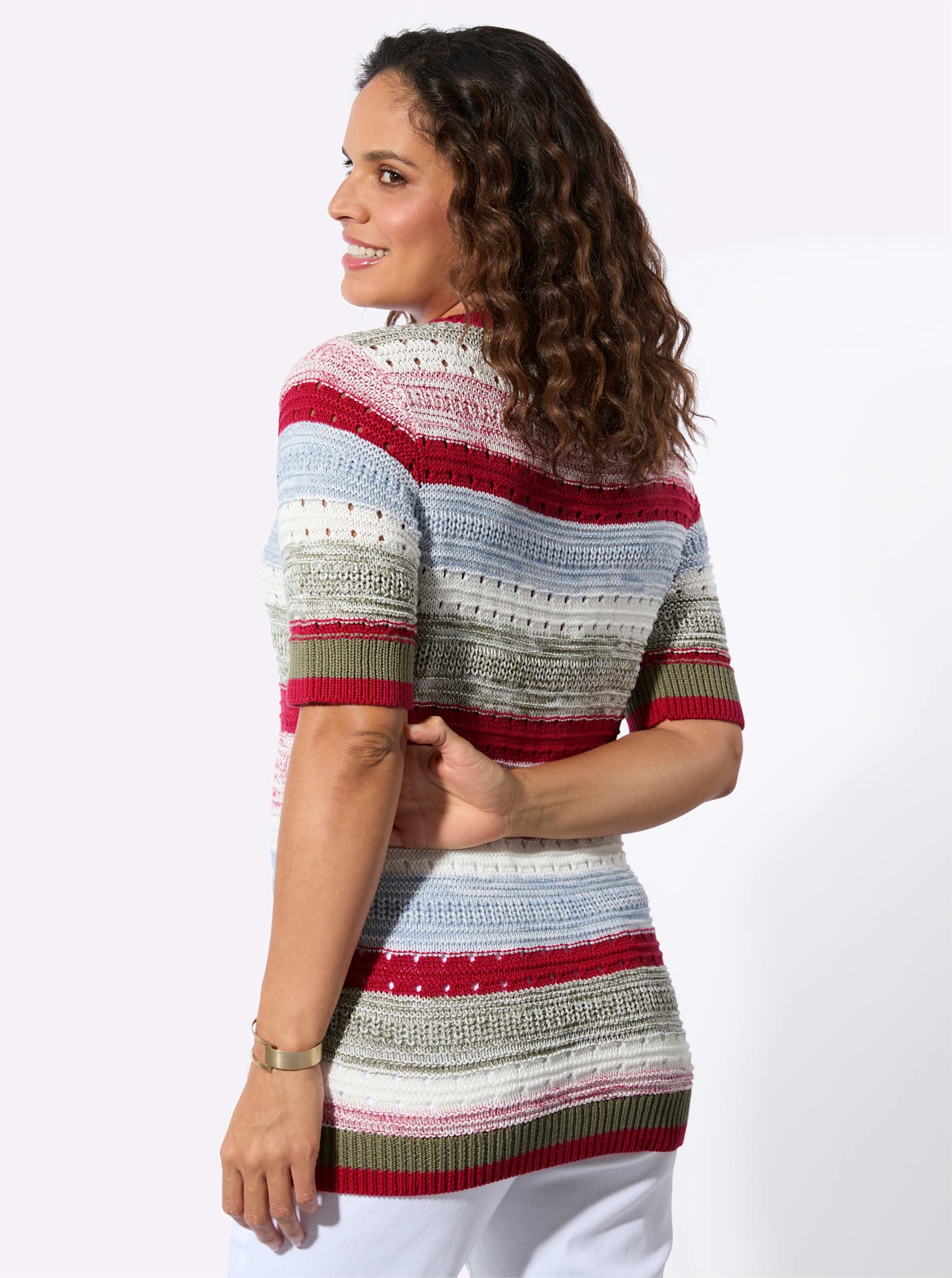 Casual Looks Kurzarmpullover »Kurzarm-Pullover«