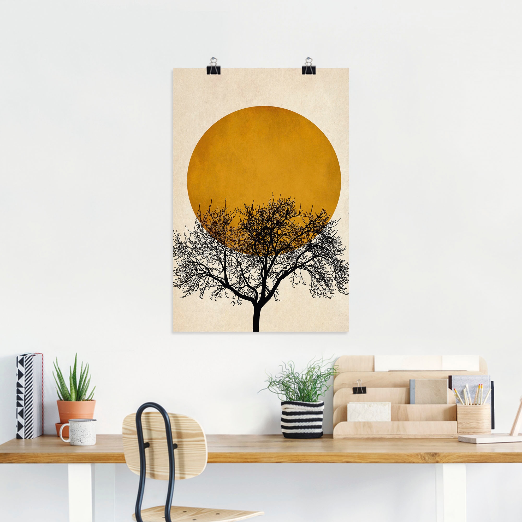 Artland Poster »Wintermorgen« Baumbilder 1 Stk. tlg. ohne Rahmen