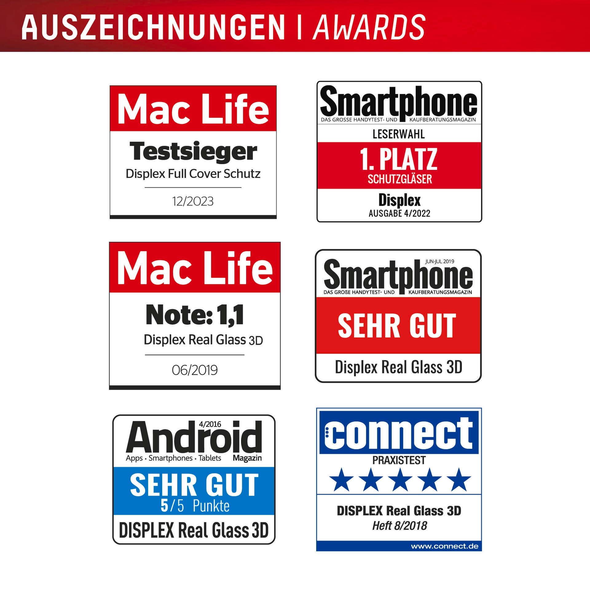 Displex Displayschutzglas »Premium Glass Screen Protector Full Cover«, für Apple iPhone Air, Displayschutzfolie, Schutzfolie, Bildschirmschutz, kratz- & stoßfest
