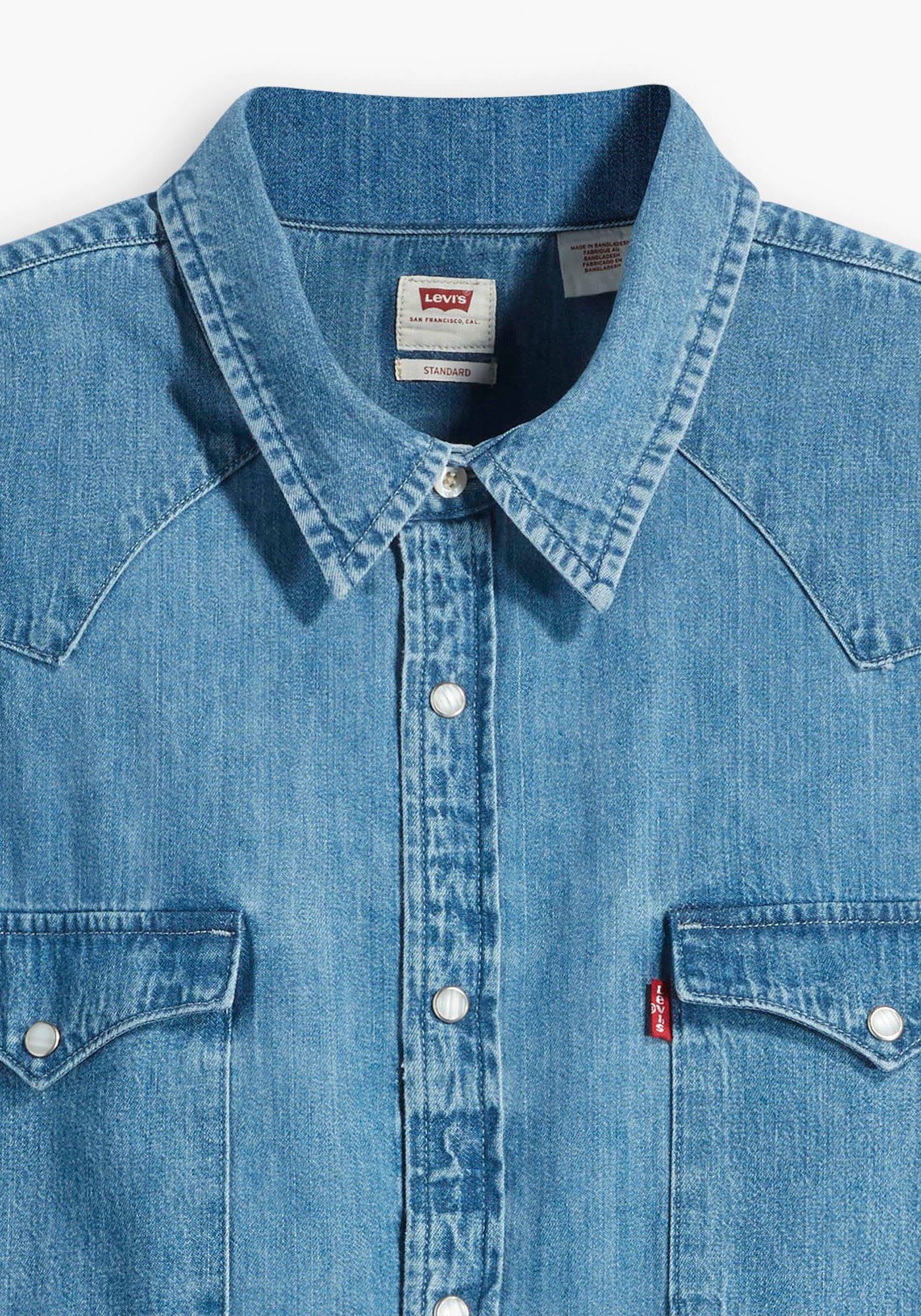 Levi's® Plus Jeanshemd, im Westernstyle