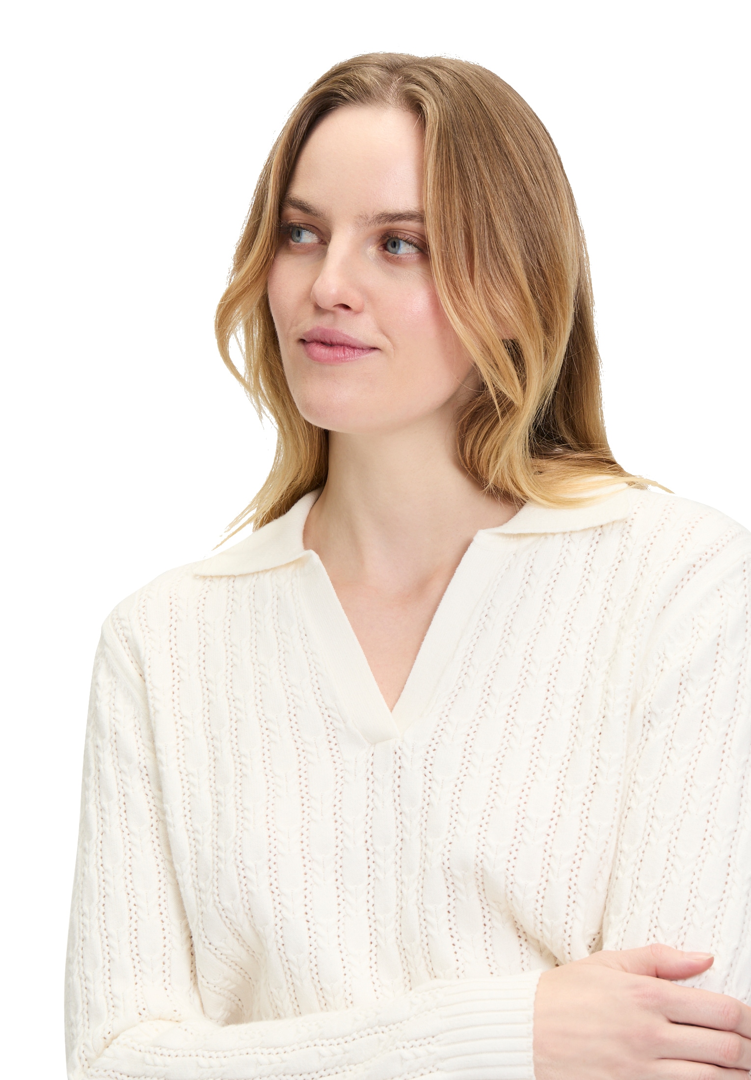 Betty&Co Strickpullover »Strickpullover mit Kragen«
