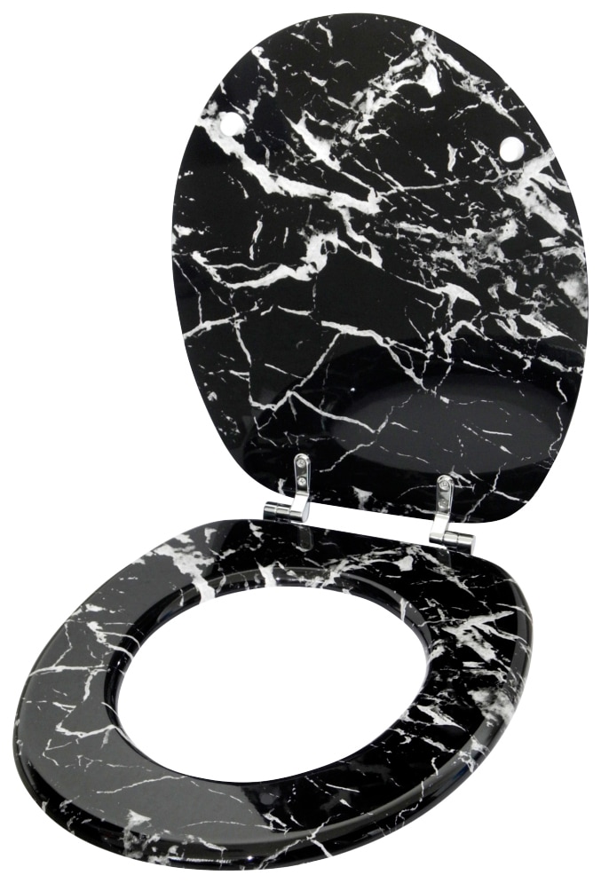 Sanilo WC-Sitz »Marmor Schwarz«