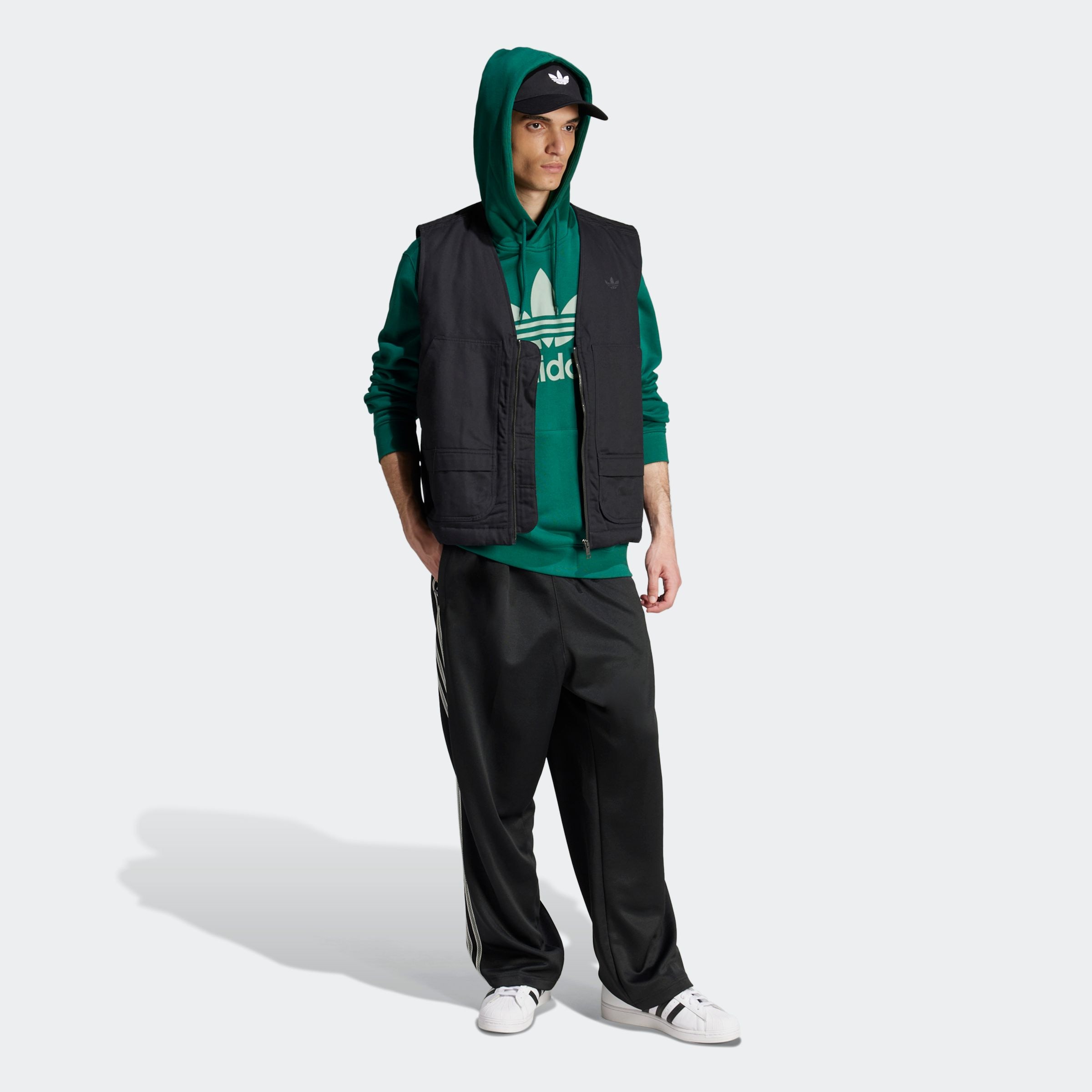 adidas Originals Kapuzensweatshirt »TREFOIL HOODY«, Hoodie, Kapuzenpullover mit großem Logoprint