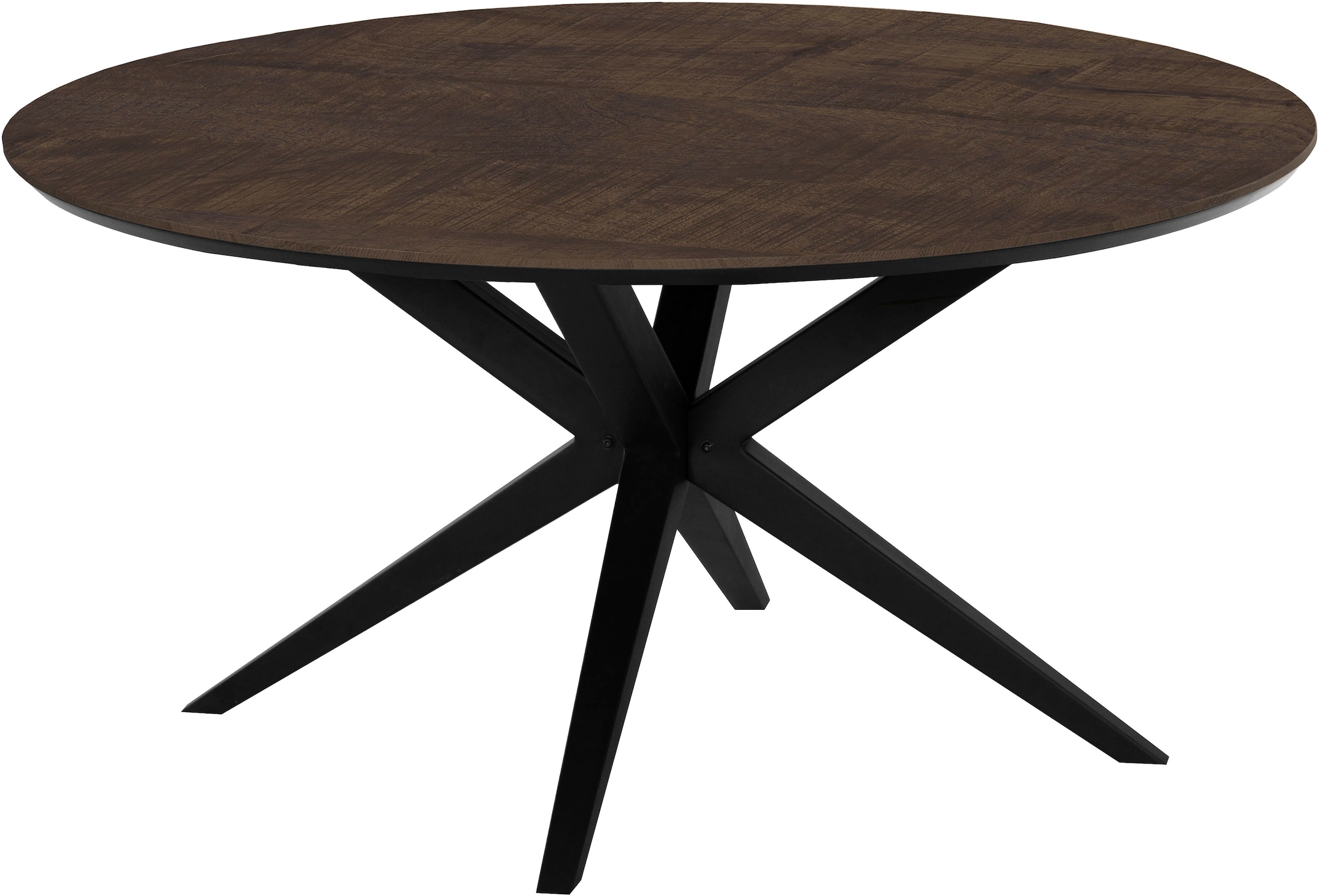 OMG Design »Wellington« 1 Stk. tlg. Hochwertige Melamin-Tischplatte mit Metallgestell