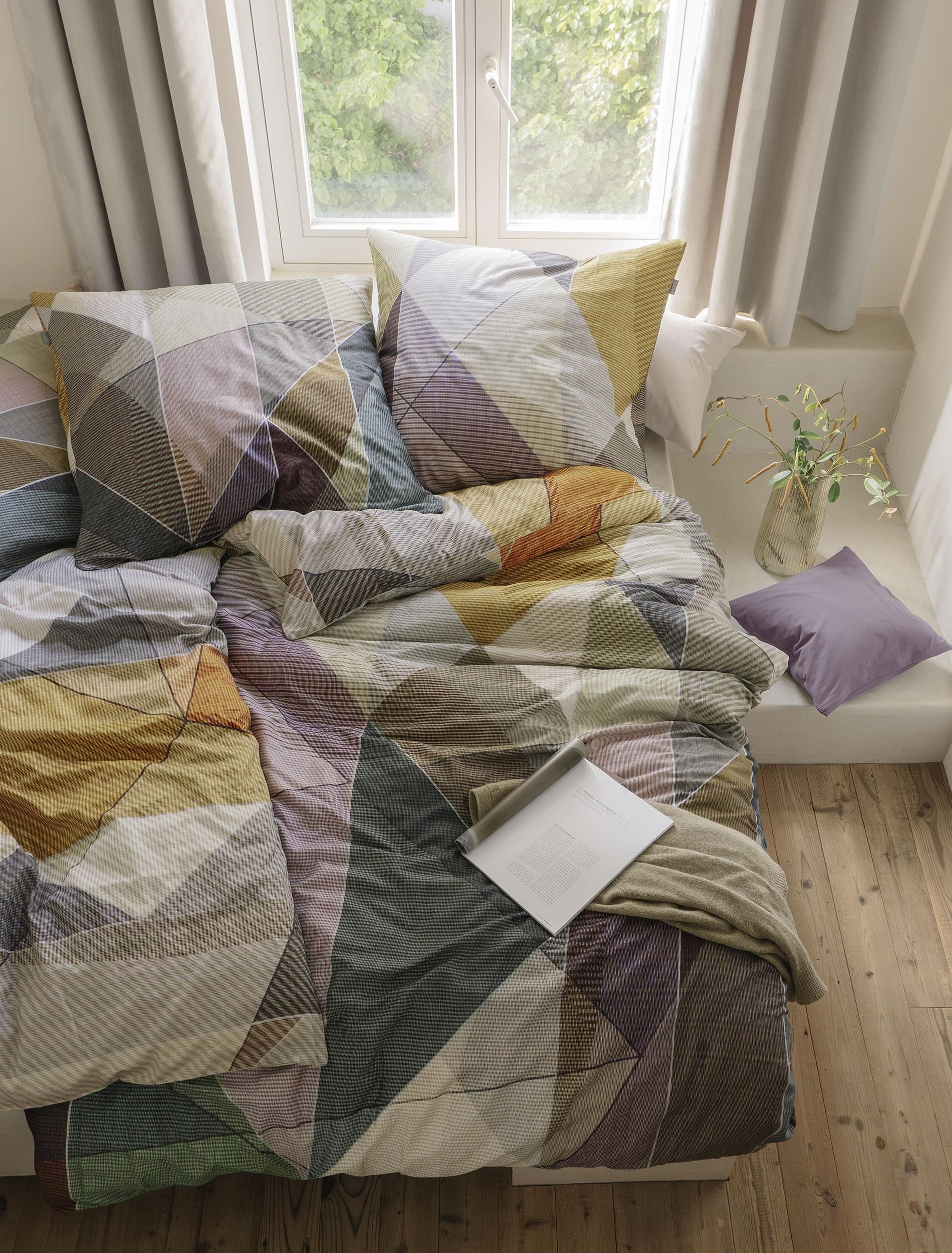 Irisette Bettwäsche »Wave 8639« 2 Stk. tlg. anschmiegsam und atmungsaktiv, Ganzjahresqualität