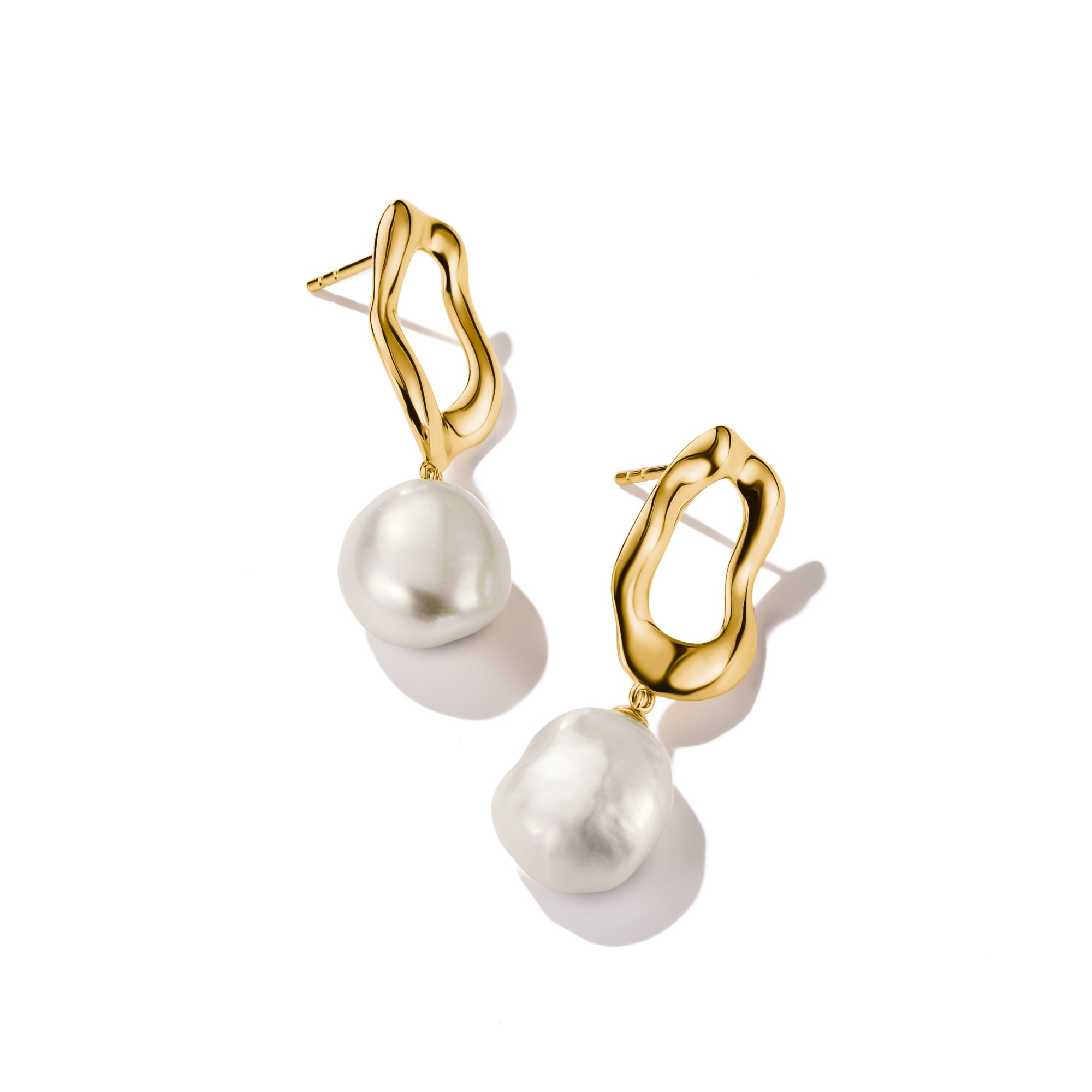THOMAS SABO Paar Ohrstecker »Natural Beauty Ohrringe mit Perlen Bold Elegance« mit Süßwasserzuchtperle