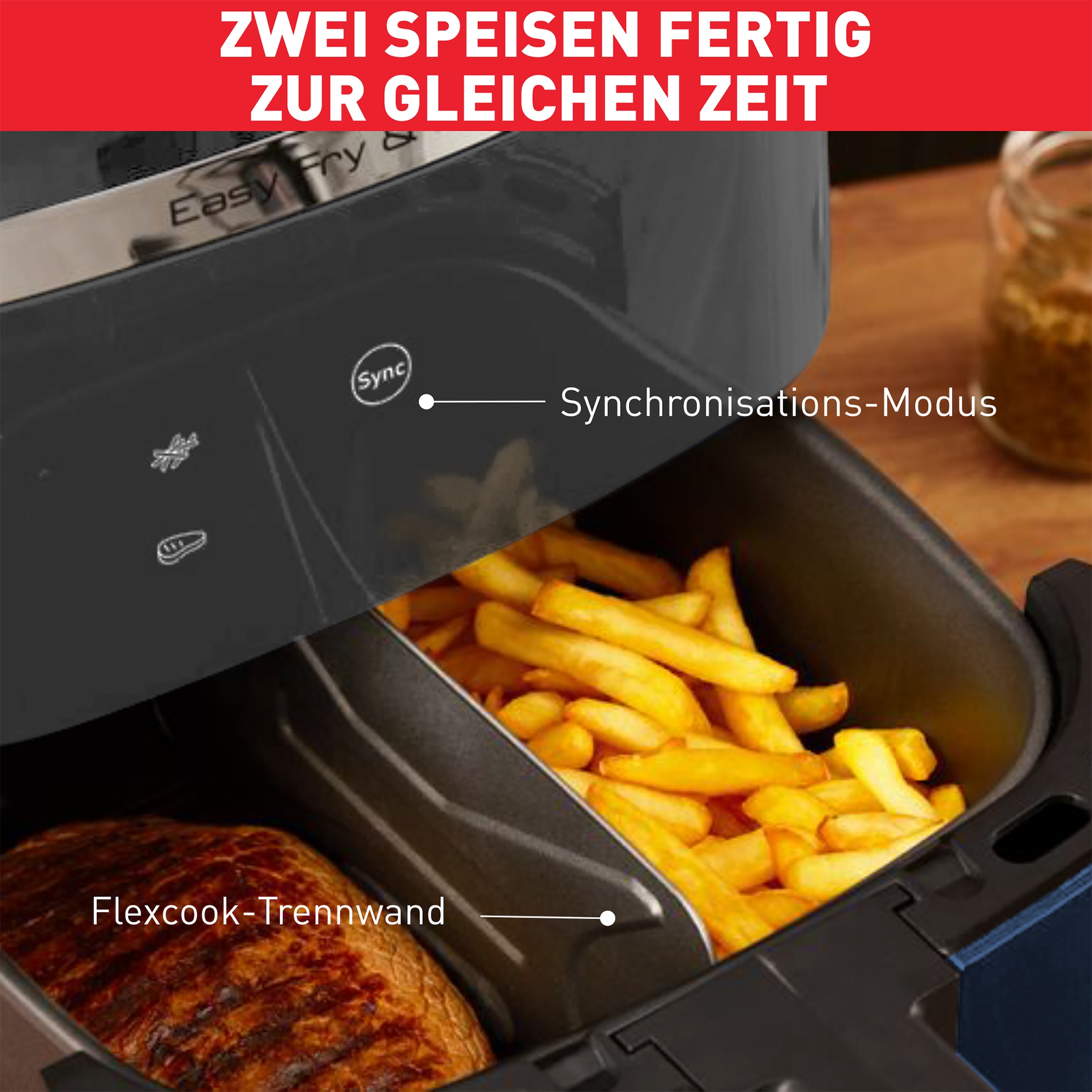 Tefal Heißluftfritteuse »EY8014 Easy Fry & Grill XXL«, 1830 W