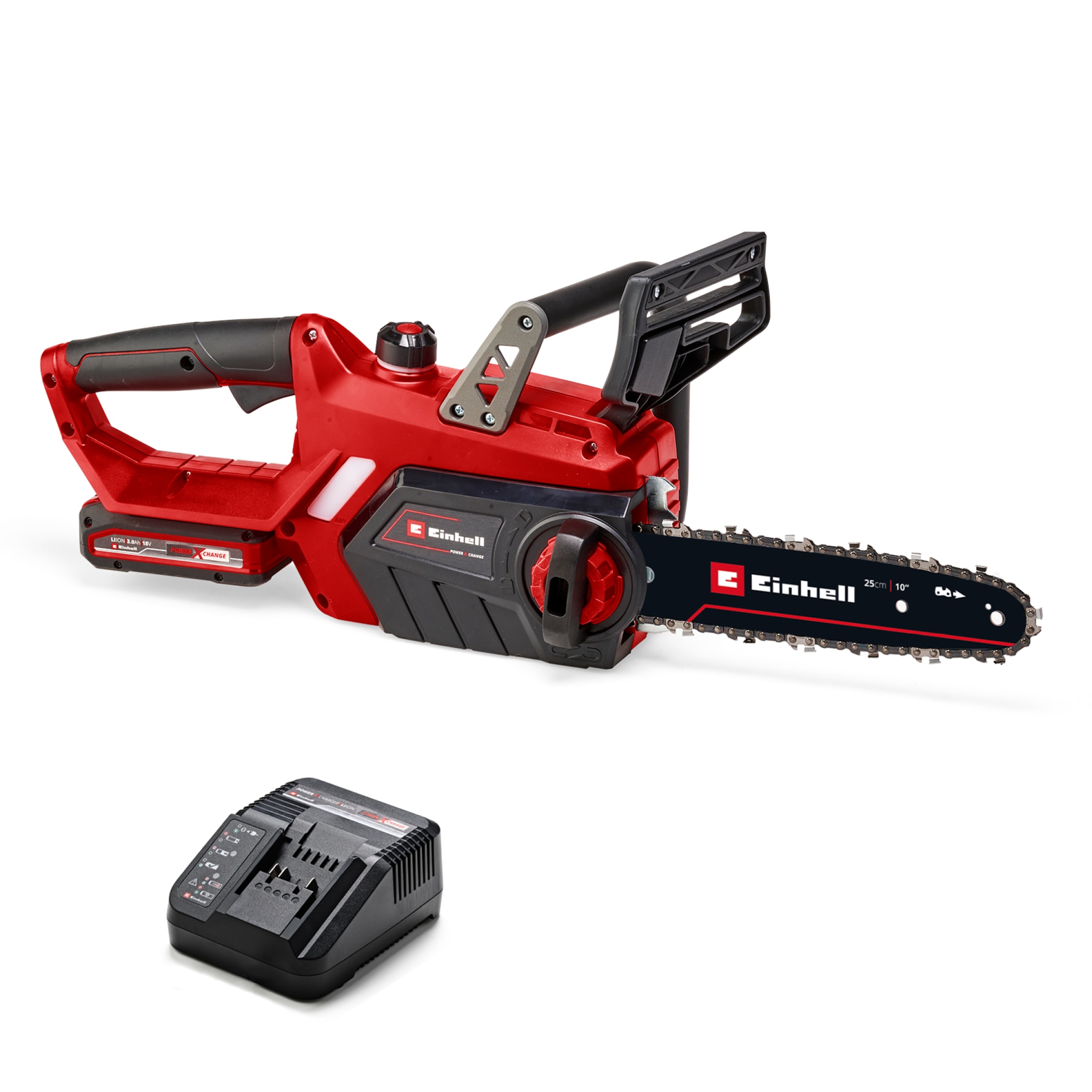 Einhell Akku-Kettensäge »GE-LC 18/25-1 Li Kit (1x3,0Ah)«, (6 tlg.)