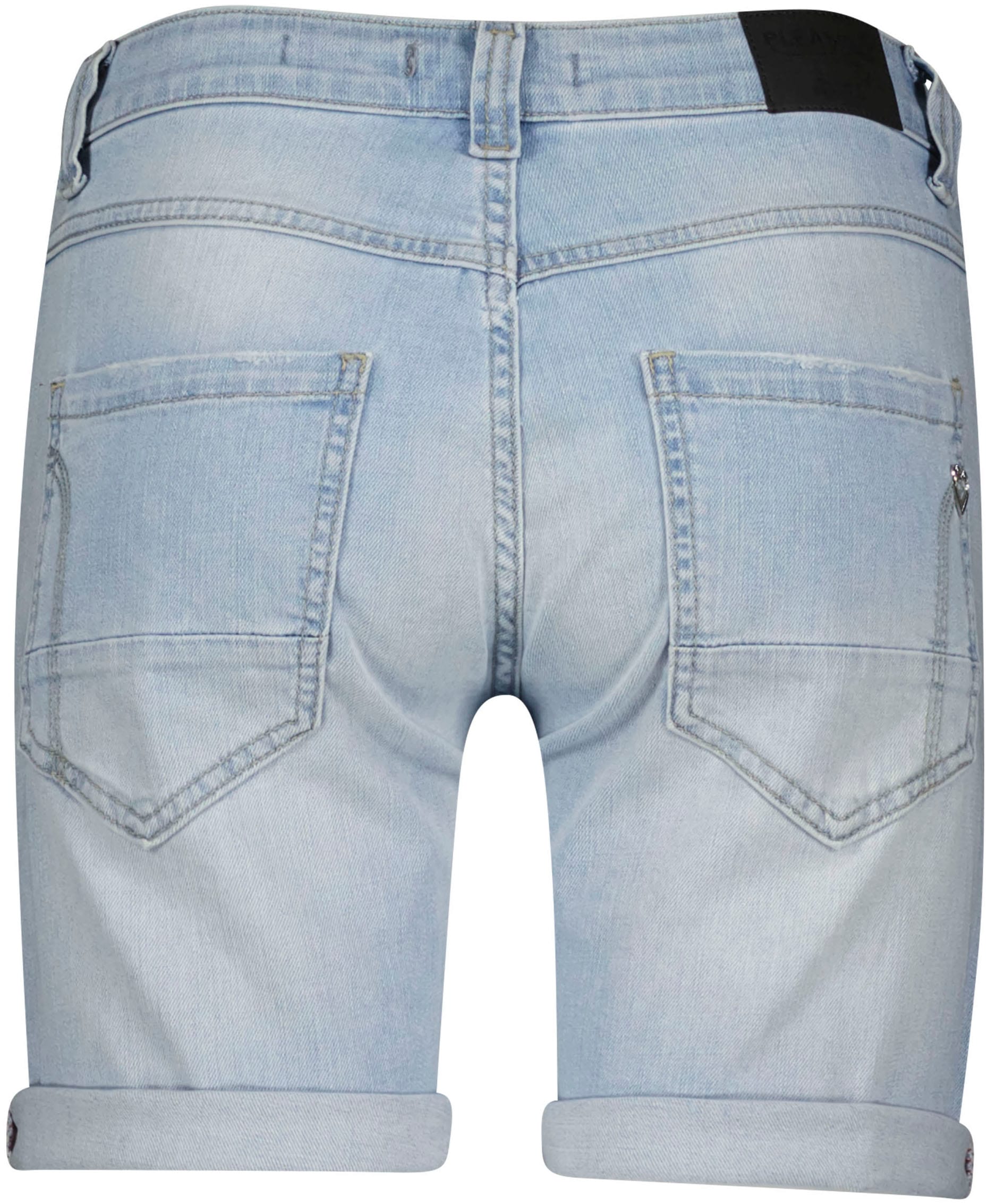 Please Jeans Shorts, mit sichtbarer Knopfleiste