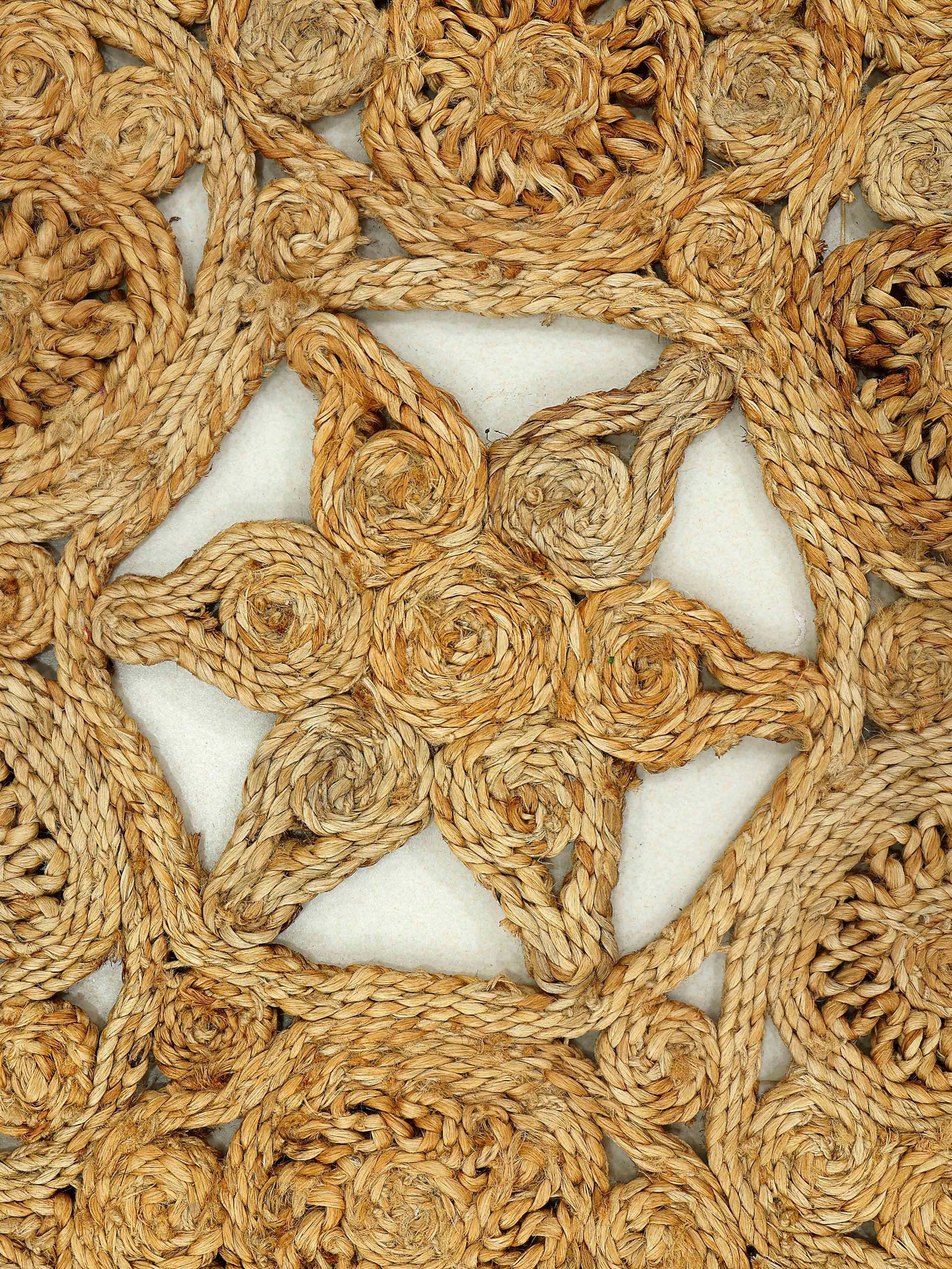 carpetfine Sisalteppich »Juteteppich Pflanzenmaterial gewebt, von kaufen rund, Boho natürliches bei Style Paul«, Hand OTTO