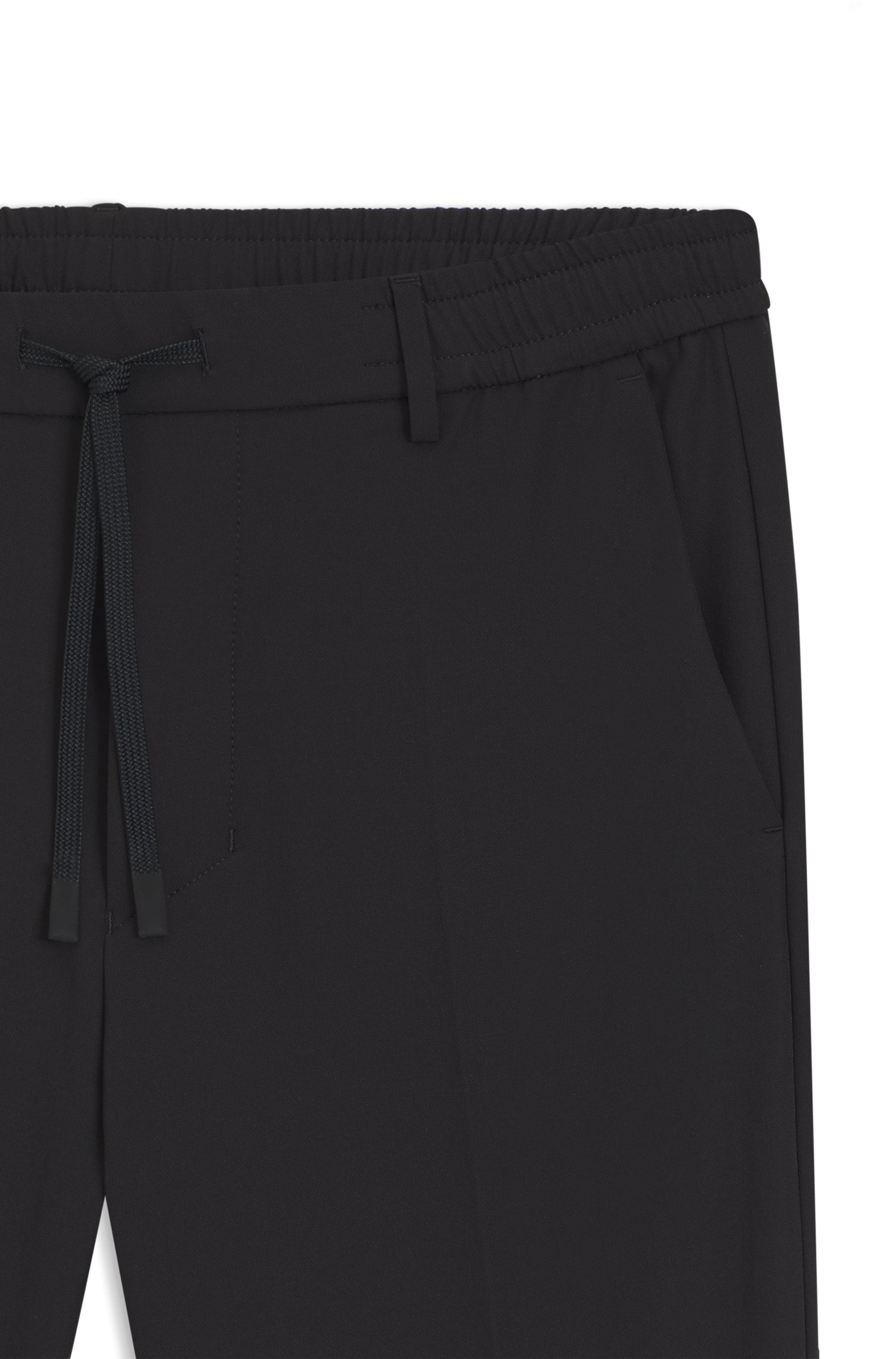 BOSS GREEN Webhose »T Convert«, Elastischer Taillenbund und Kordelzug, Gürtelschlaufen Anzughose