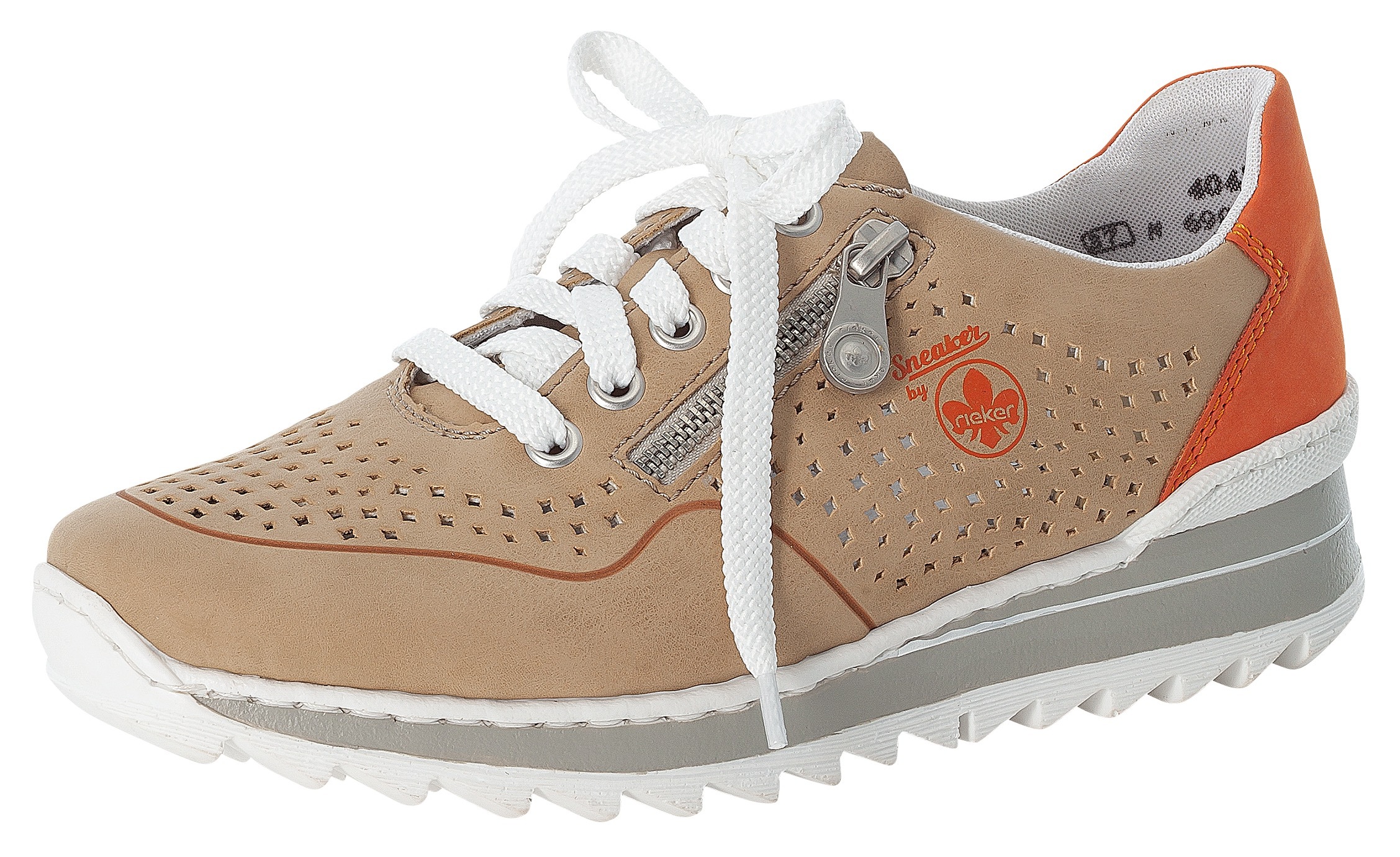 Rieker Wedgesneaker, mit perforierter Oberfläche