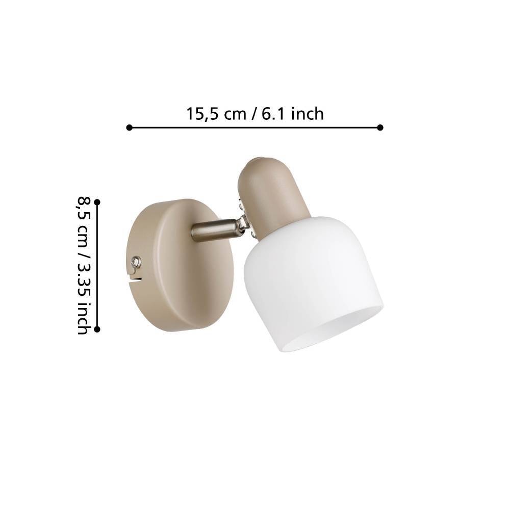 EGLO Wandlampe »CORATO«, für Leuchtmittel 1 x E14