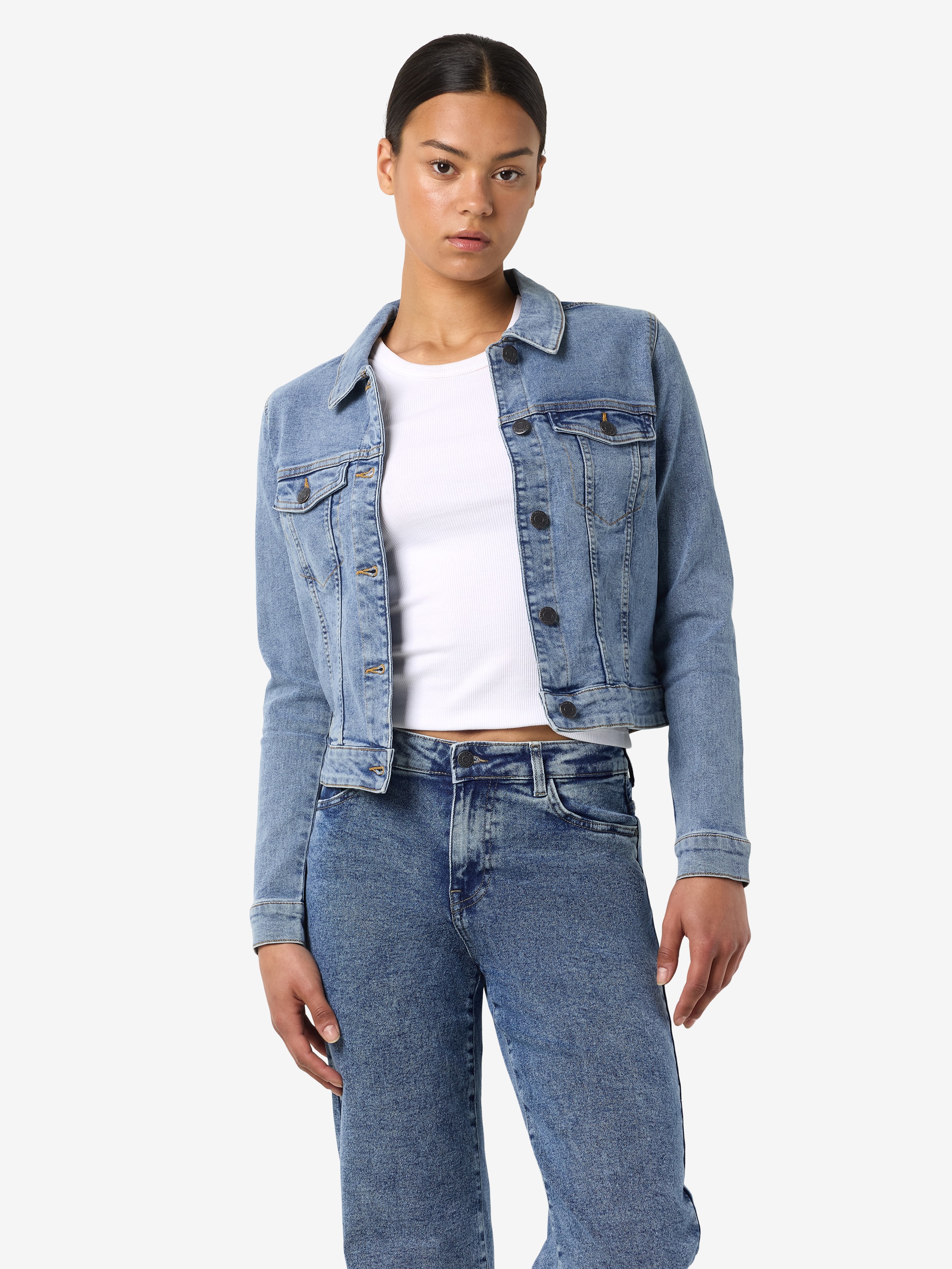 Noisy may Jeansjacke »NMDEBRA L/S DENIM JACKET VI570LB NOOS«