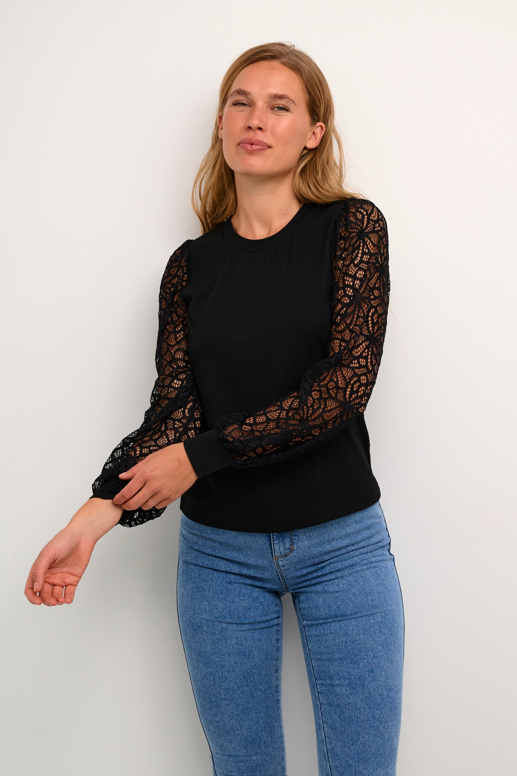 KAFFE Langarmbluse »Langarm-Shirt KAbecca«