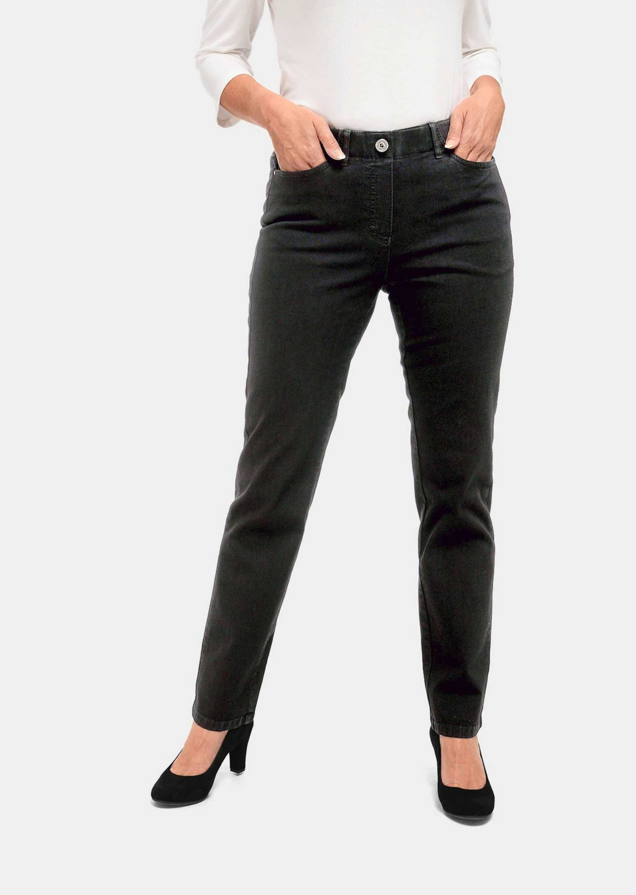 GOLDNER Regular-fit-Jeans »Jeansschlupfhose MARTHA Klassische Jeansschlupfhose MARTHA«