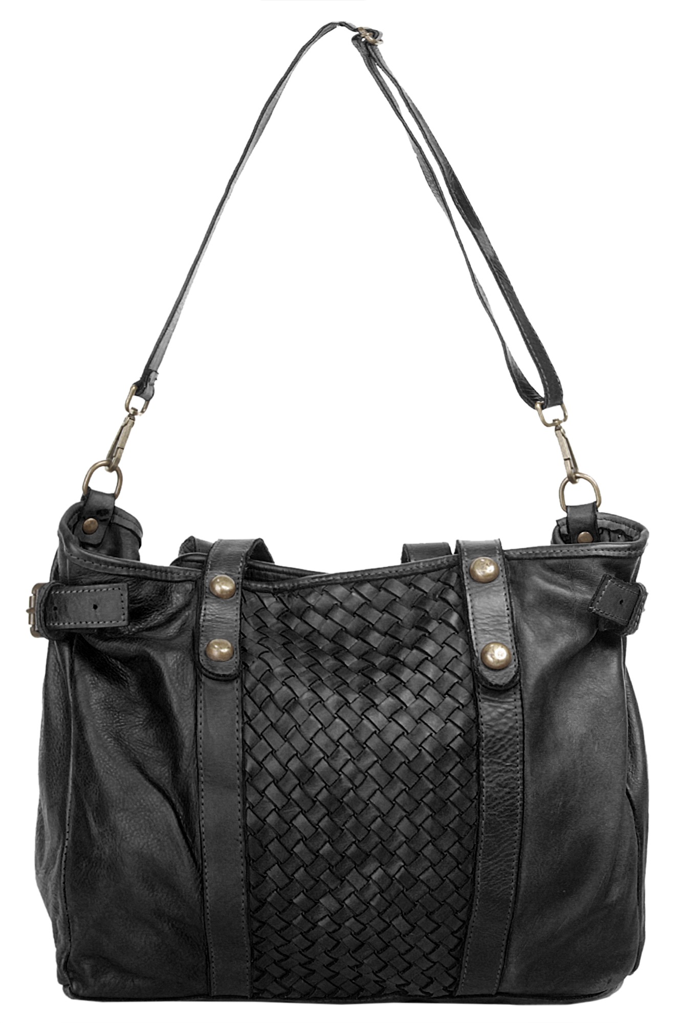 Samantha Look Shopper echt Leder, Made in Italy