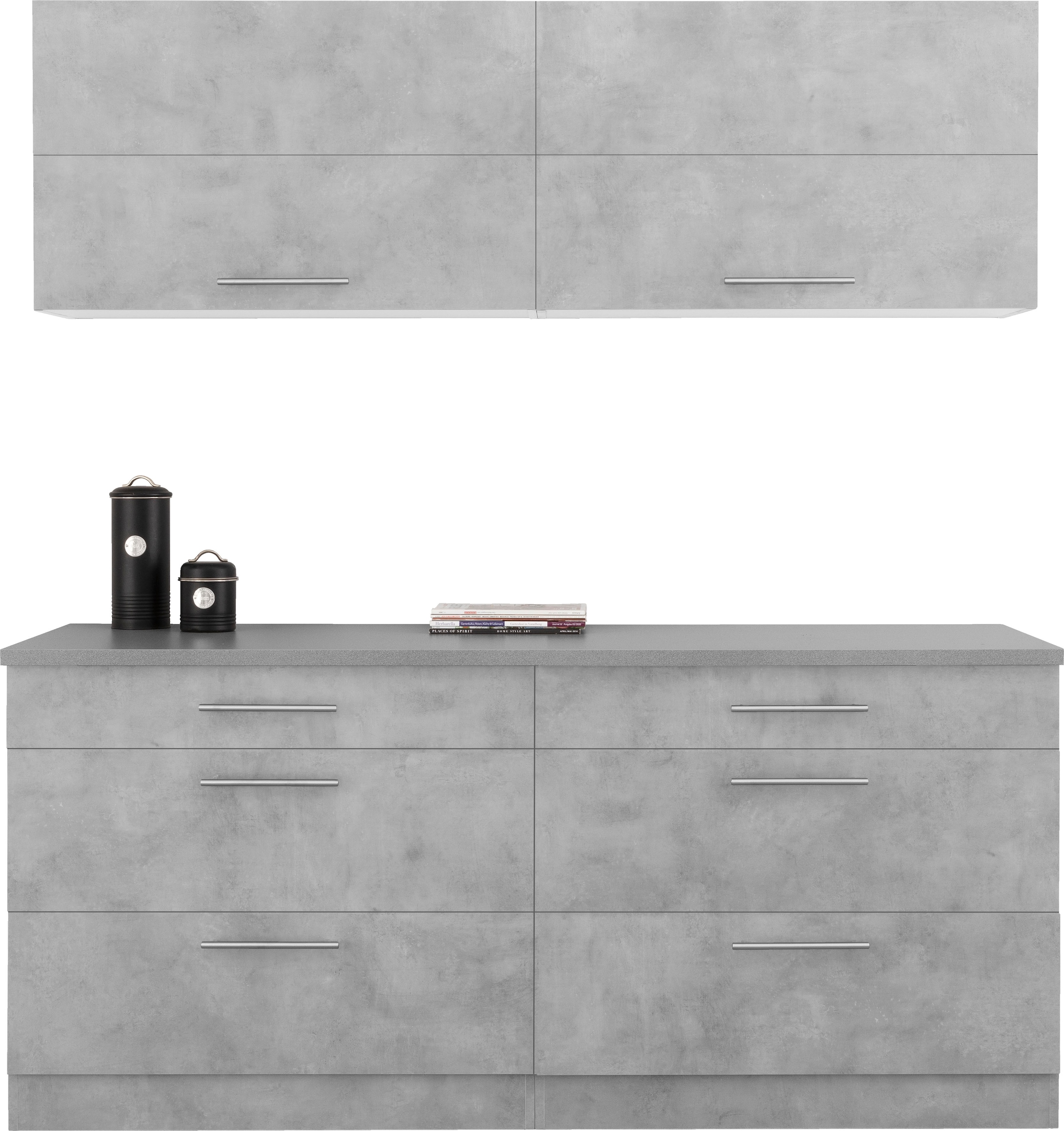 wiho Küchen Küche »Cali« ohne Geräte, Gesamtbreite 180 cm