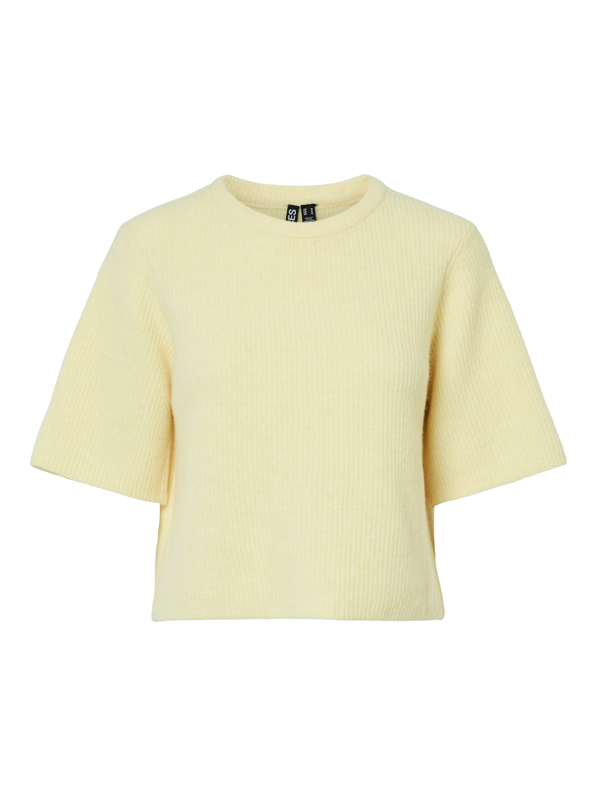 pieces Strickpullover »PCSILLY SS O-NECK KNIT NOOS BC« mit weiten, kurzen Ärmeln