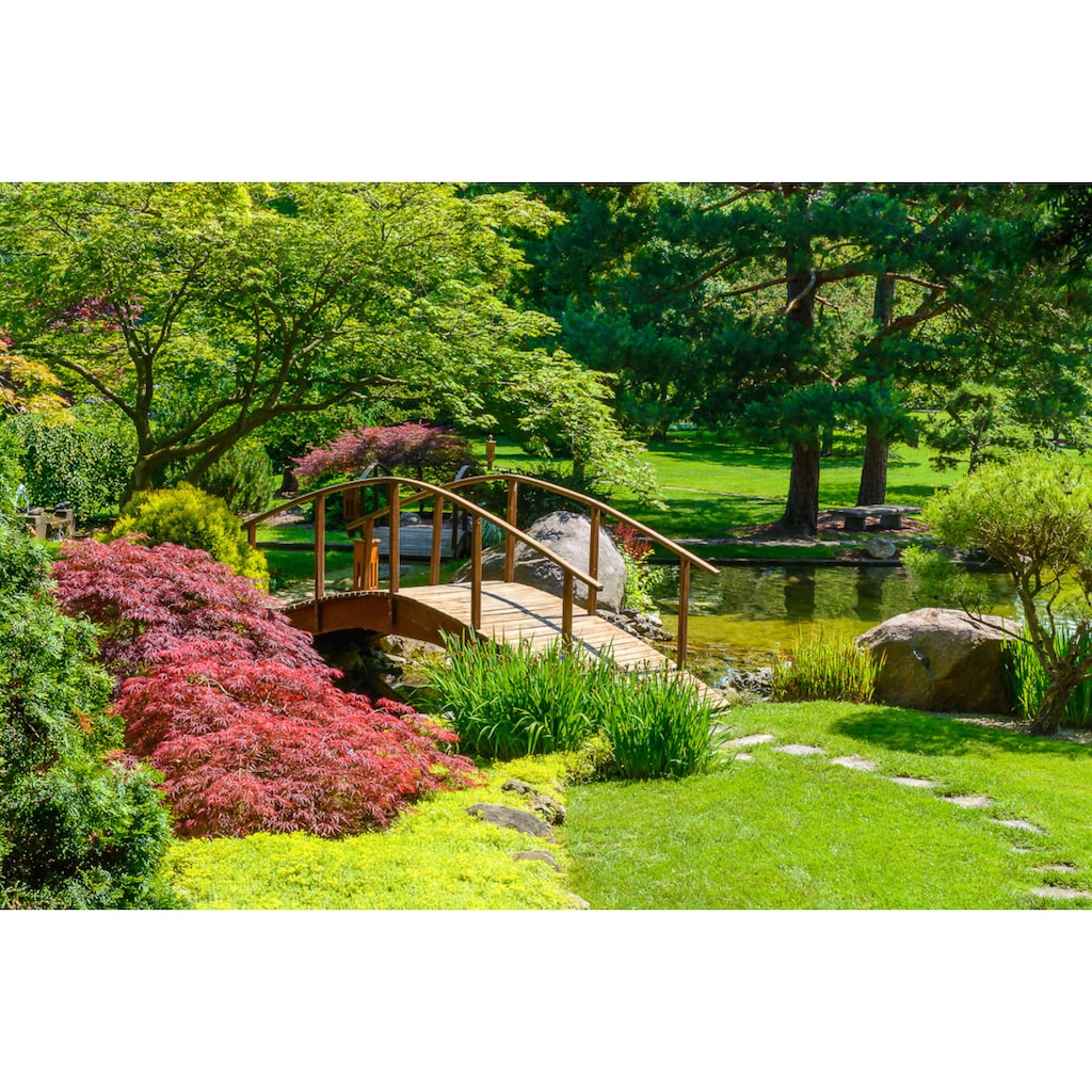 Papermoon Fototapete »Japanischer Garten«