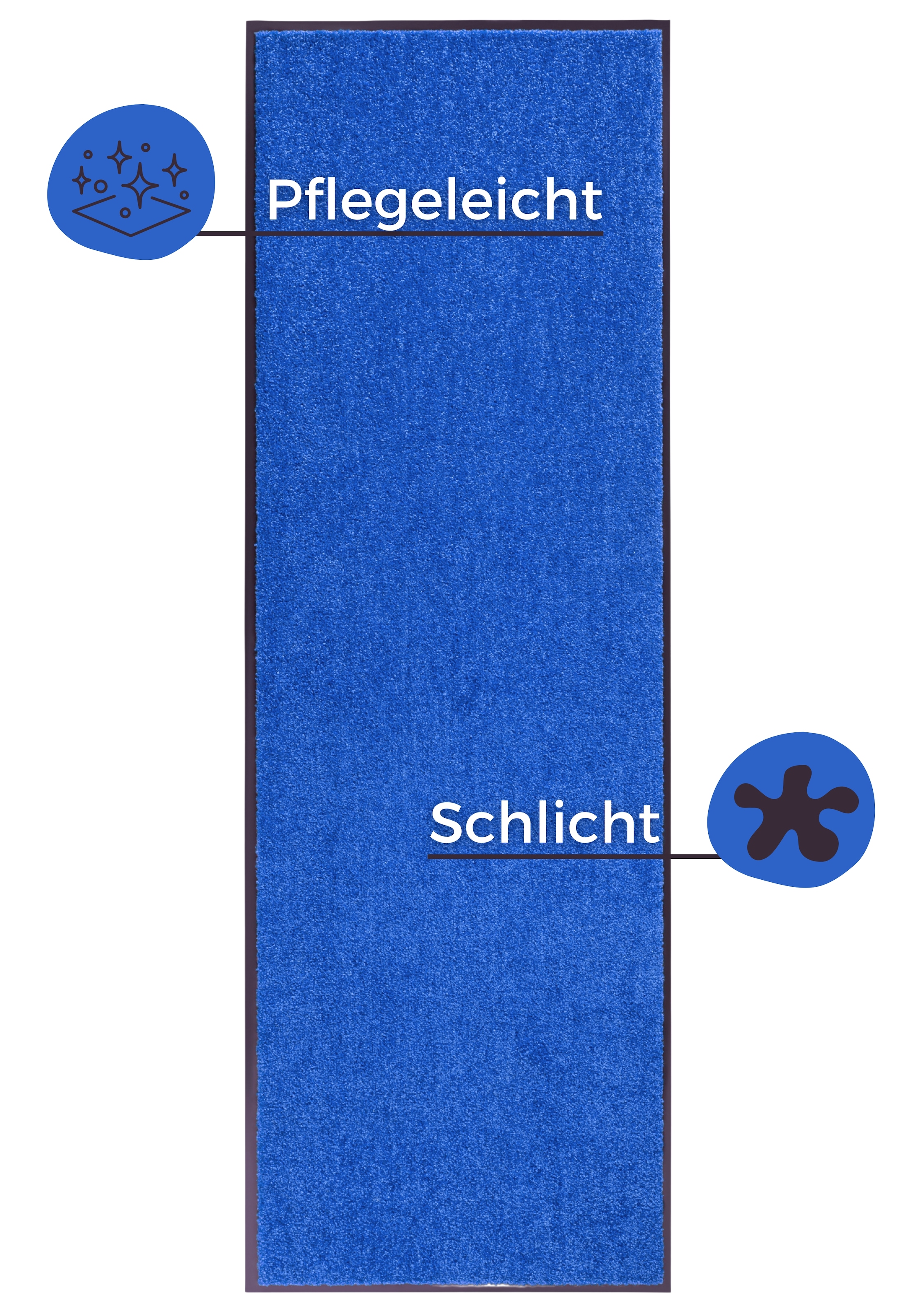 HANSE Home Fußmatte »Wash & Clean«, rechteckig, 7 mm Höhe, Schmutzfangmatte, Türmatte, Innen und Außen, Teppich, Läufer, waschbar