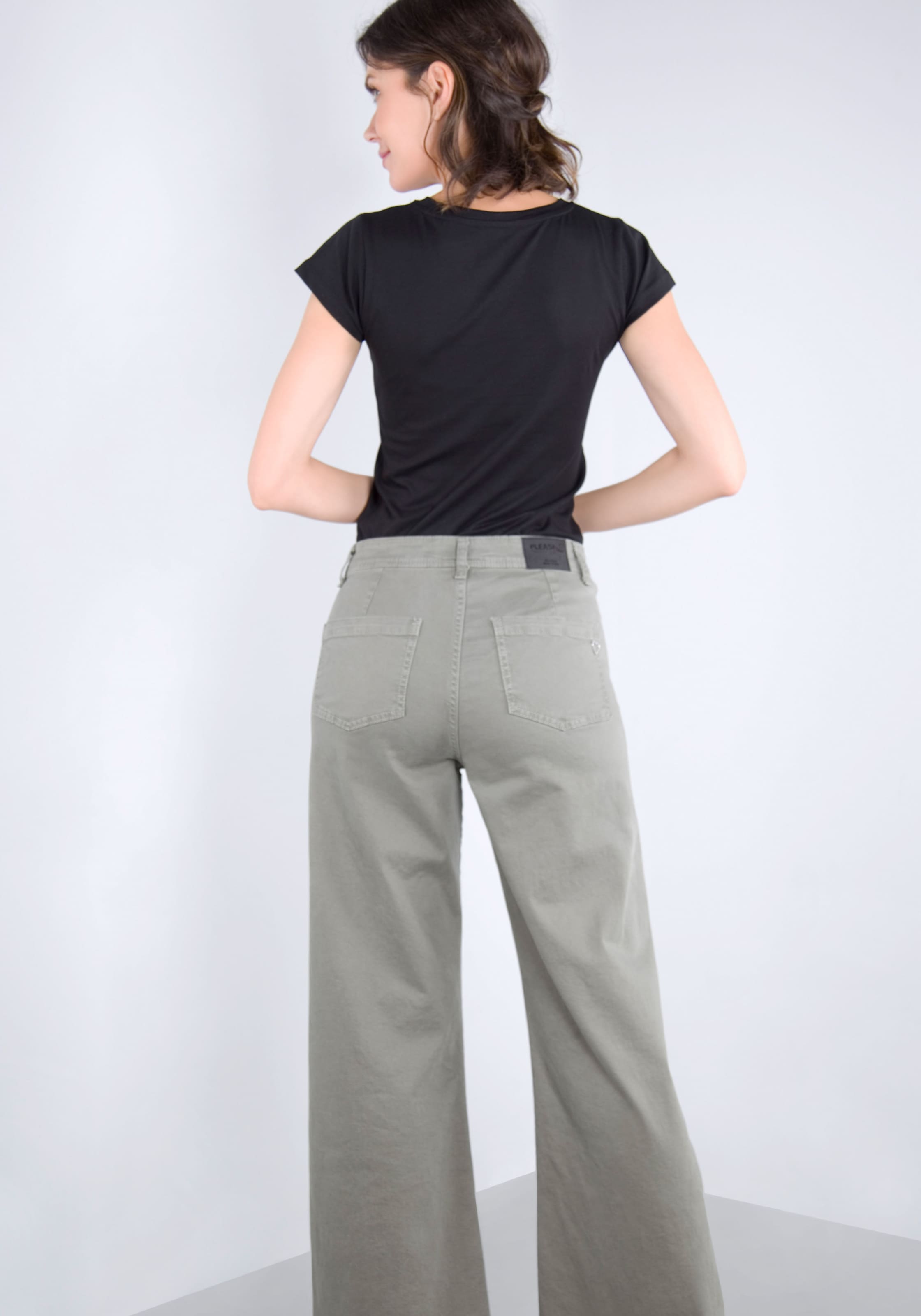 Please Jeans Schlaghose, aus hochwertigem Baumwollmix mit Stretch