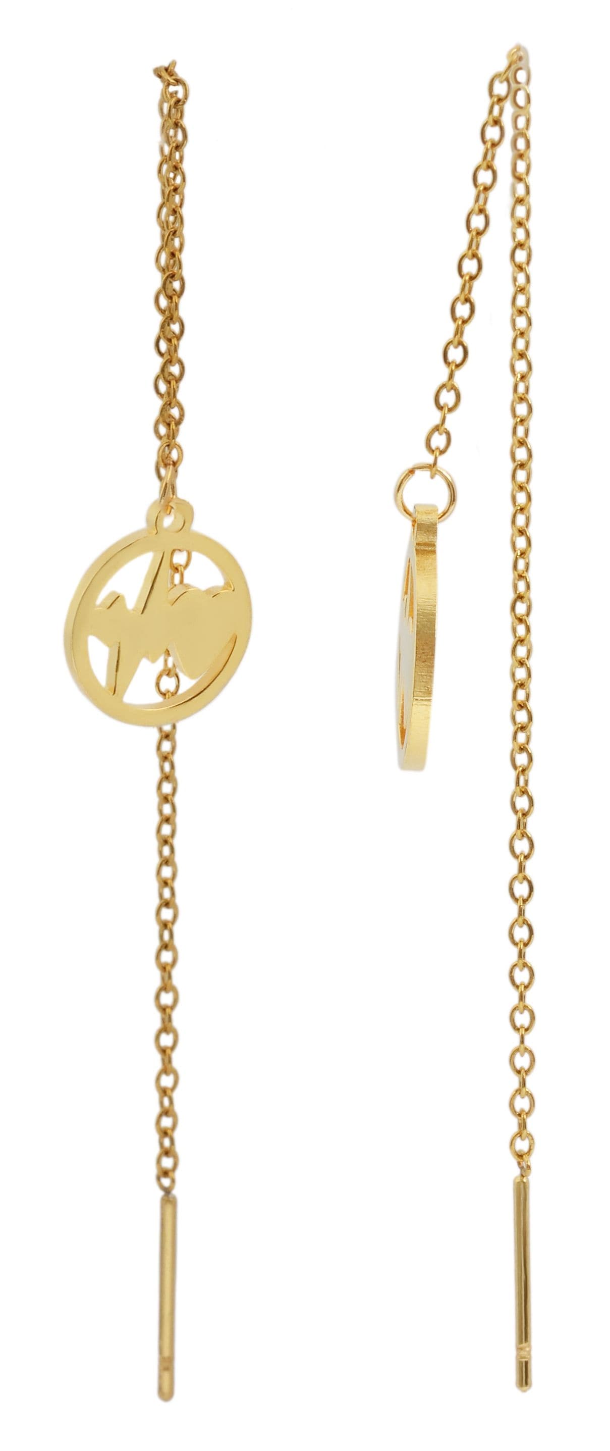 Adelia´s Kettenanhänger »Unisex Anhänger ¿ Herzanhänger aus Edelstahl«