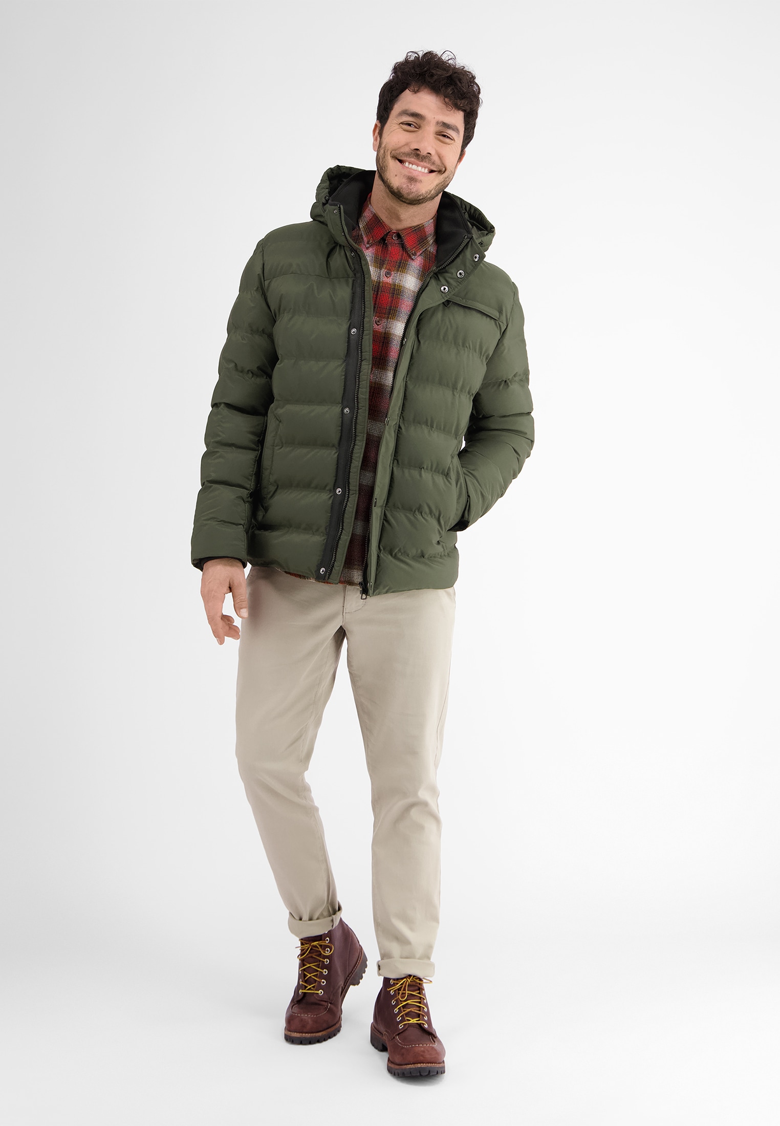 LERROS Steppjacke »LERROS Kapuzenjacke«, mit Kapuze