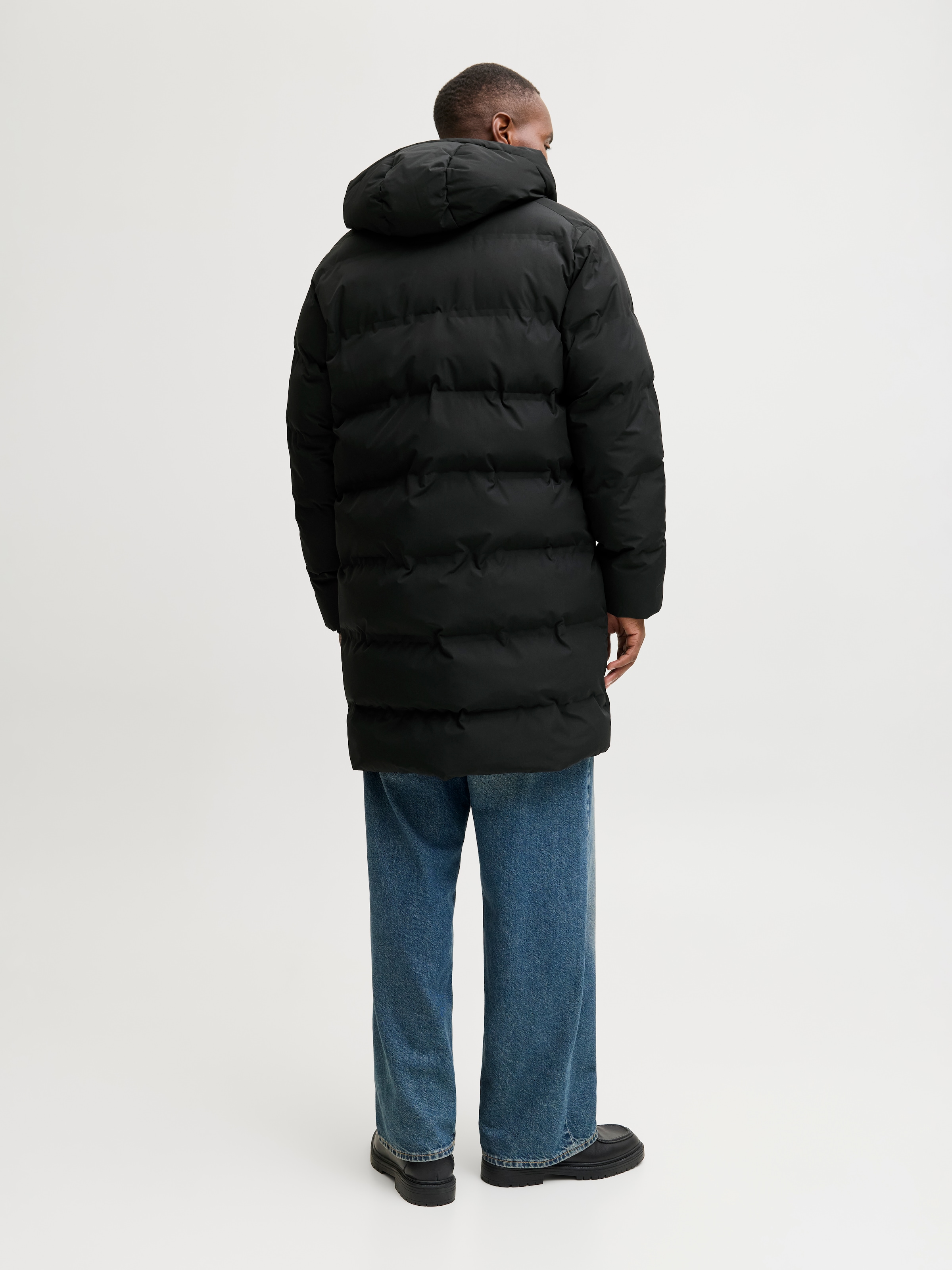 Jack & Jones Steppjacke »JJESOHO LONG PUFFER LN« mit Kapuze