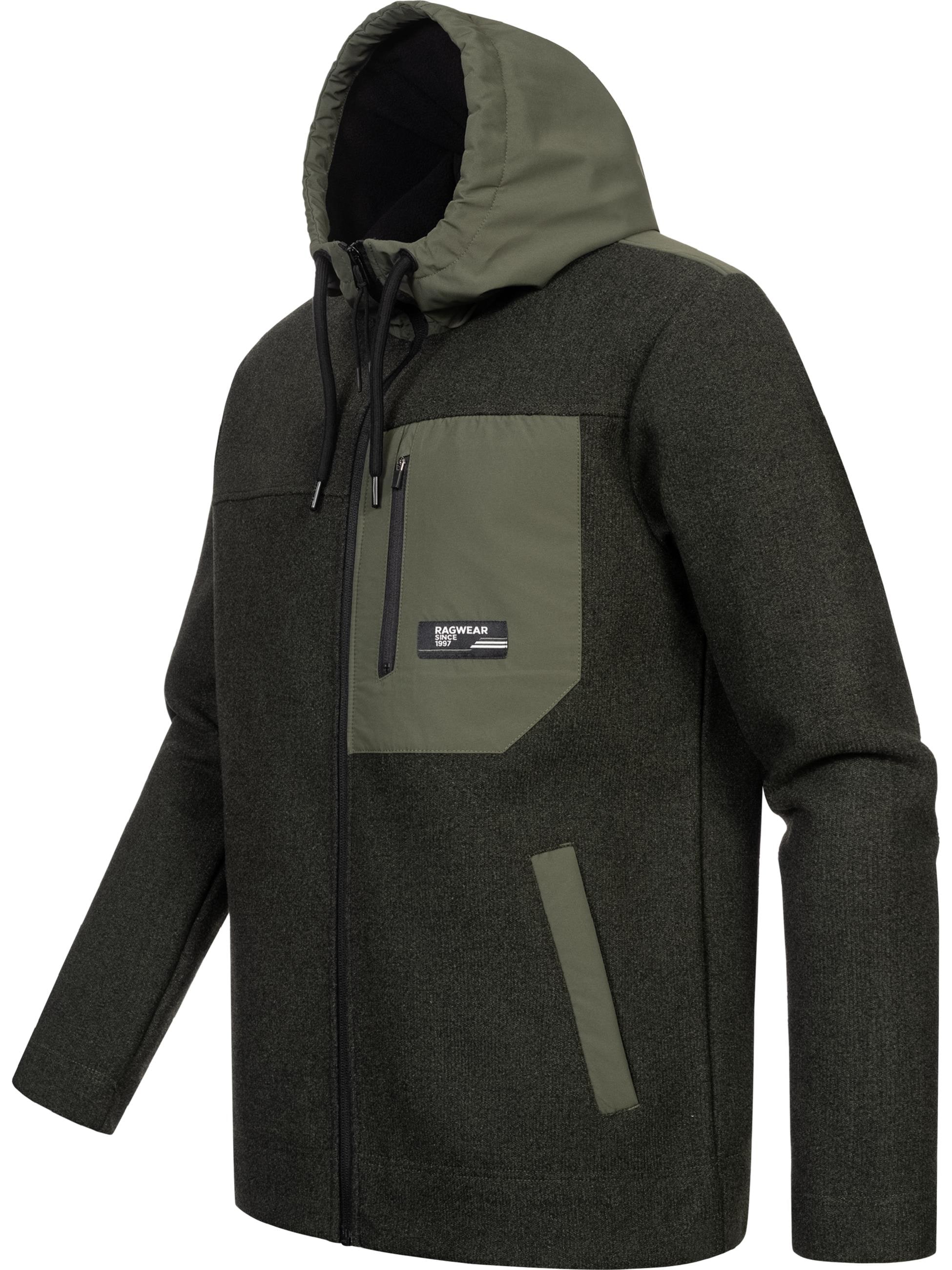 Ragwear Kapuzensweatjacke »Fleecejacke Brodney«