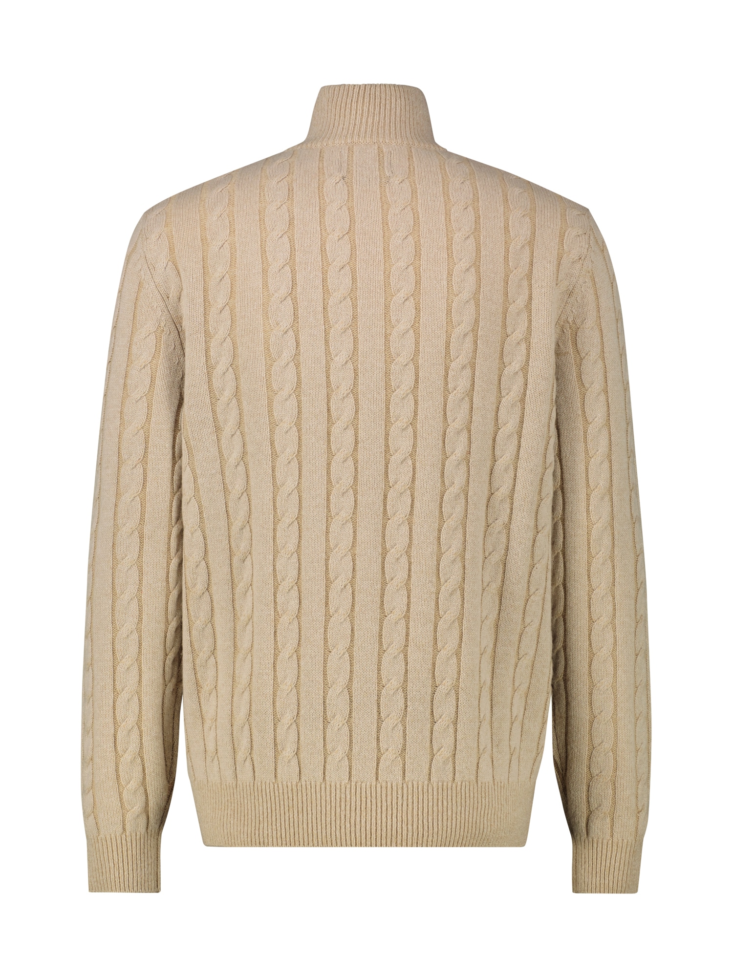 LERROS Strickpullover »Troyer mit Zopfmuster - Klassik trifft Coolness«