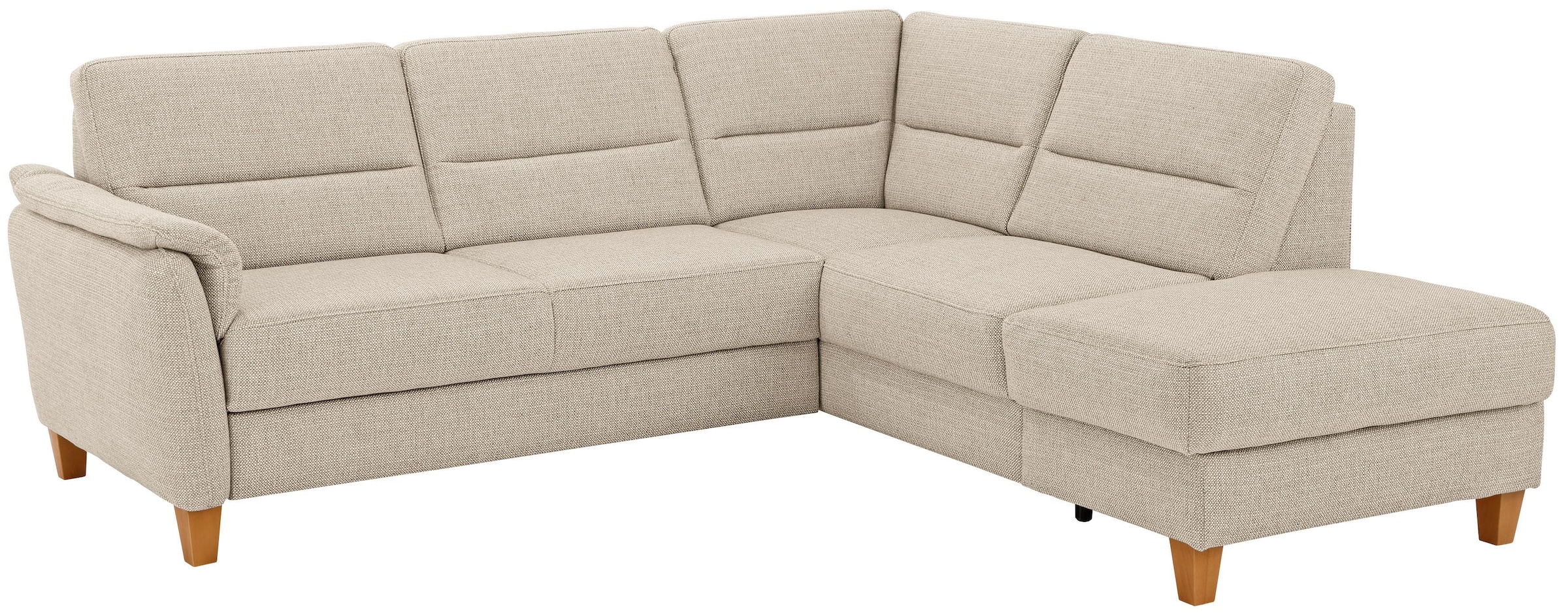 Home affaire Ecksofa »Palmera L-Form«, Federkern, wahlweise mit Bettfunktion und mit/ohne Stauraum