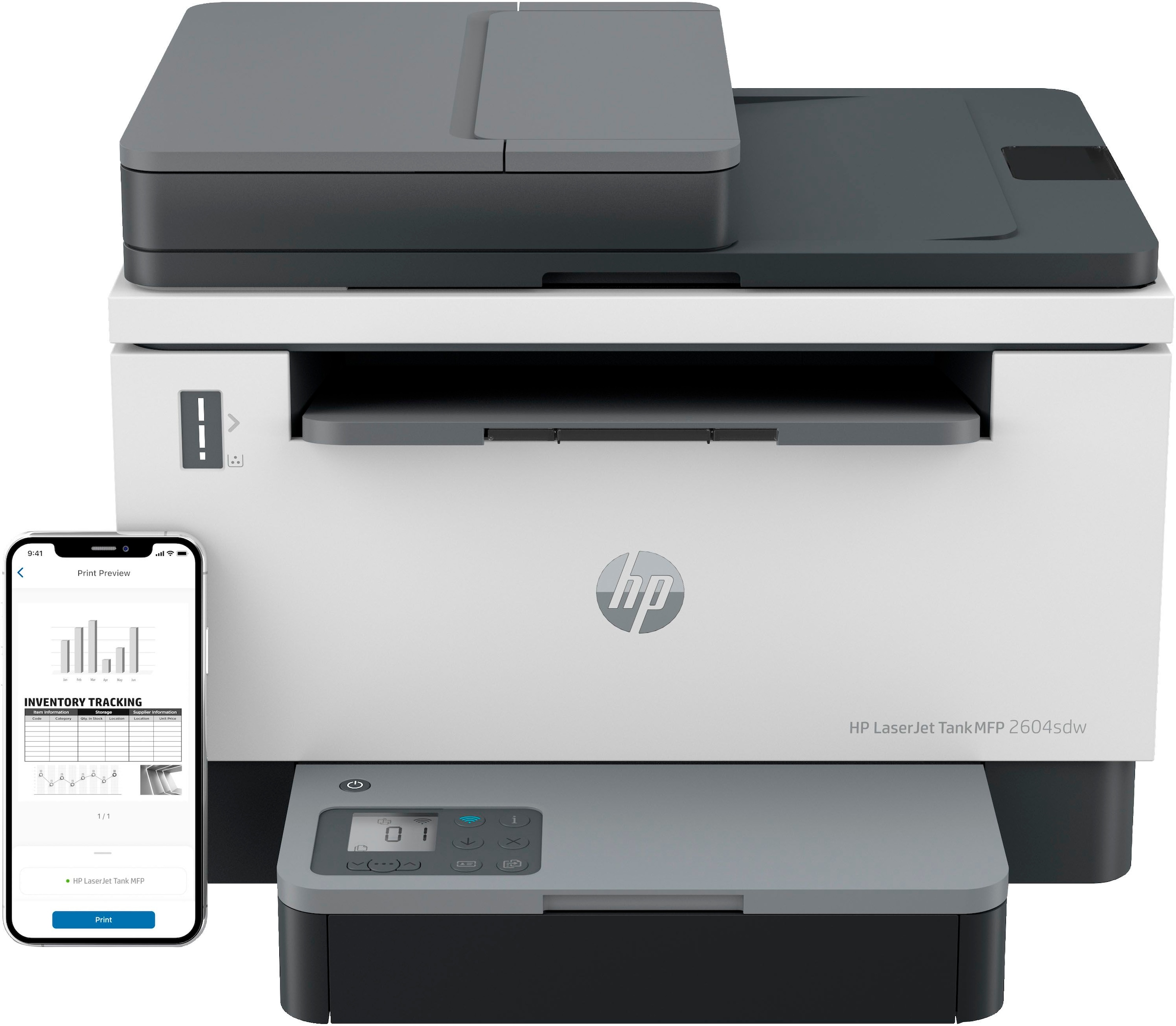 HP Laserdrucker »LaserJet Tank MFP 2604SDW Printer«