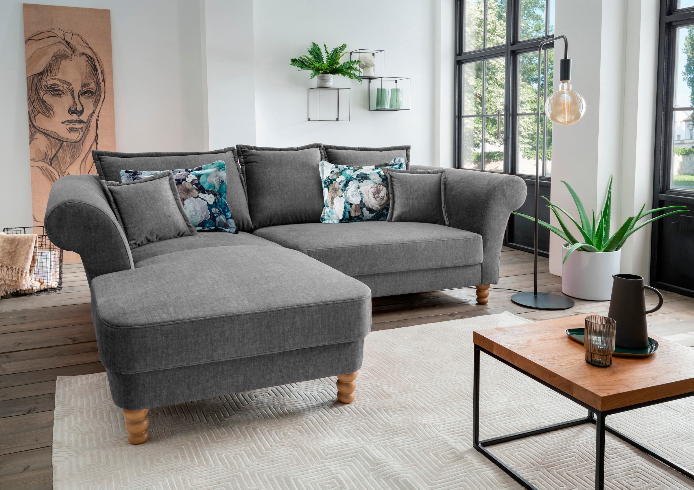 Home affaire Ecksofa »Tassilo L-Form«