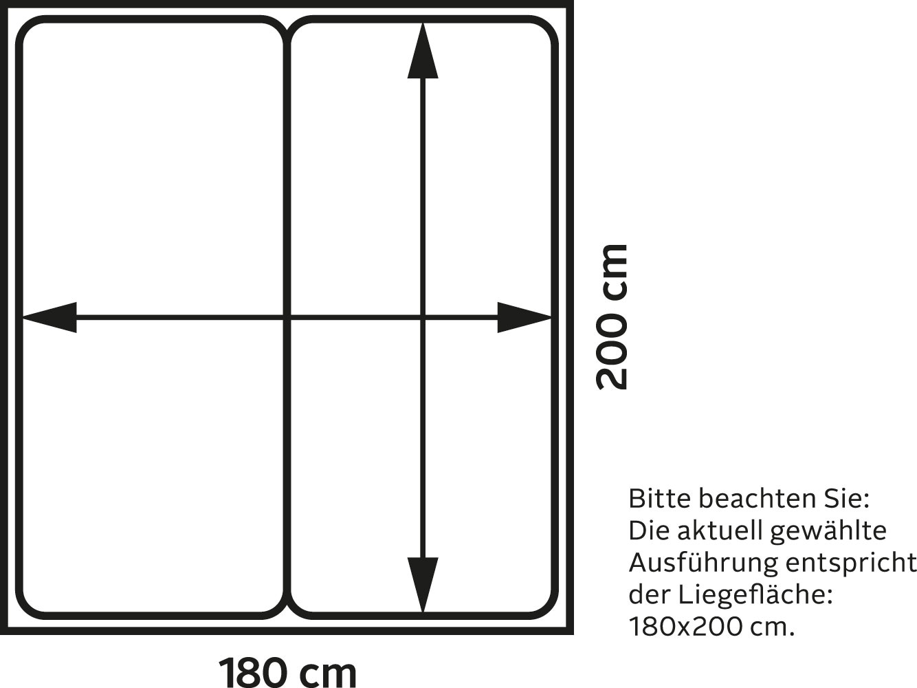 Westfalia Schlafkomfort Polsterbett, inkl. Bettkasten bei Ausführung mit Matratze