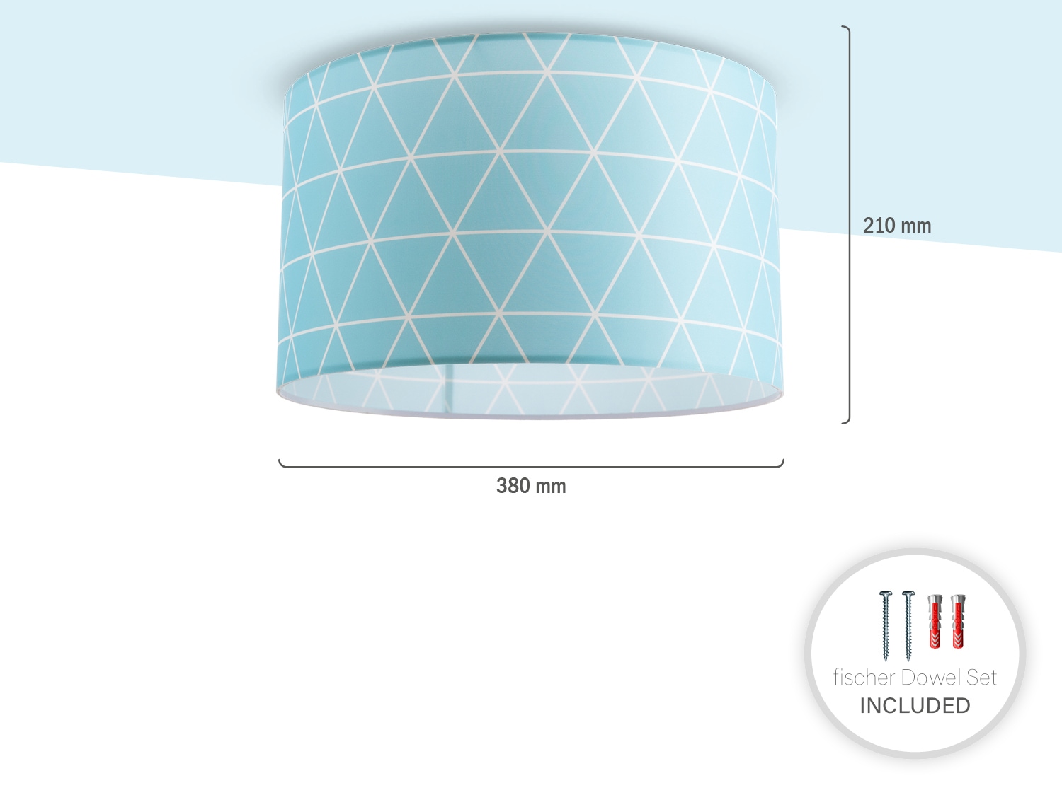 Paco Home Deckenleuchte »Stella 401«, 1 flammig, Leuchtmittel E27 | ohne Leuchtmittel, Deckenlampe Wohnzimmer Schlafzimmer Hängelampe Skandi Rauten E27