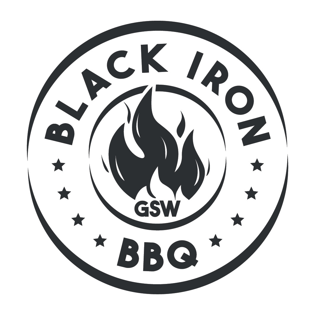 GSW Grillplatte »Black Iron BBQ« Gusseisen Grillplatte zur Anwendung auf dem Grill, Feuer oder Backofen