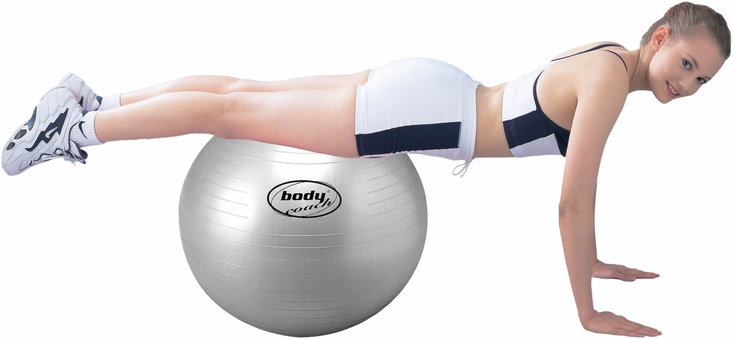 body coach Gymnastikball »75cm Durchmesser Anti Burst PVC Material«
