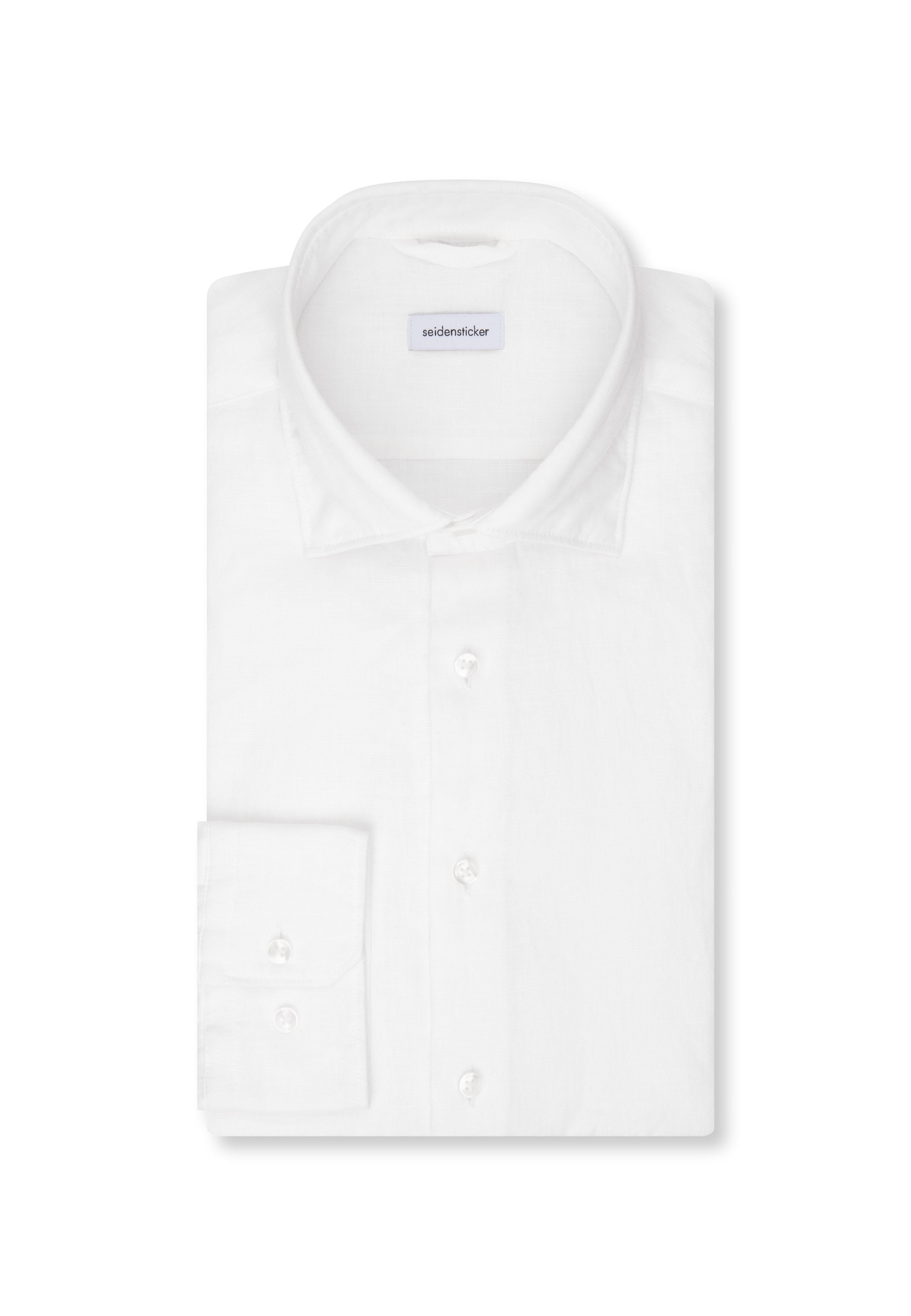 seidensticker Leinenhemd »Schwarze Rose« Slim 1/1 Kentkragen Uni