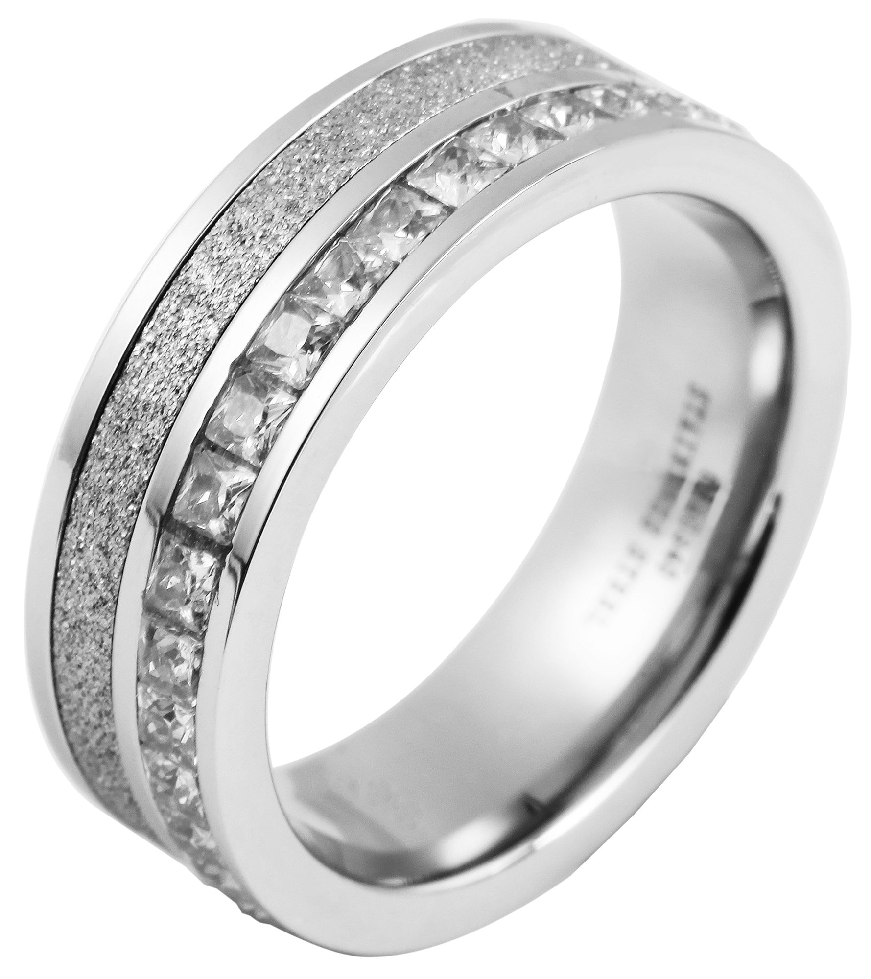 Adelia´s Fingerring »Damen Ring aus Edelstahl«