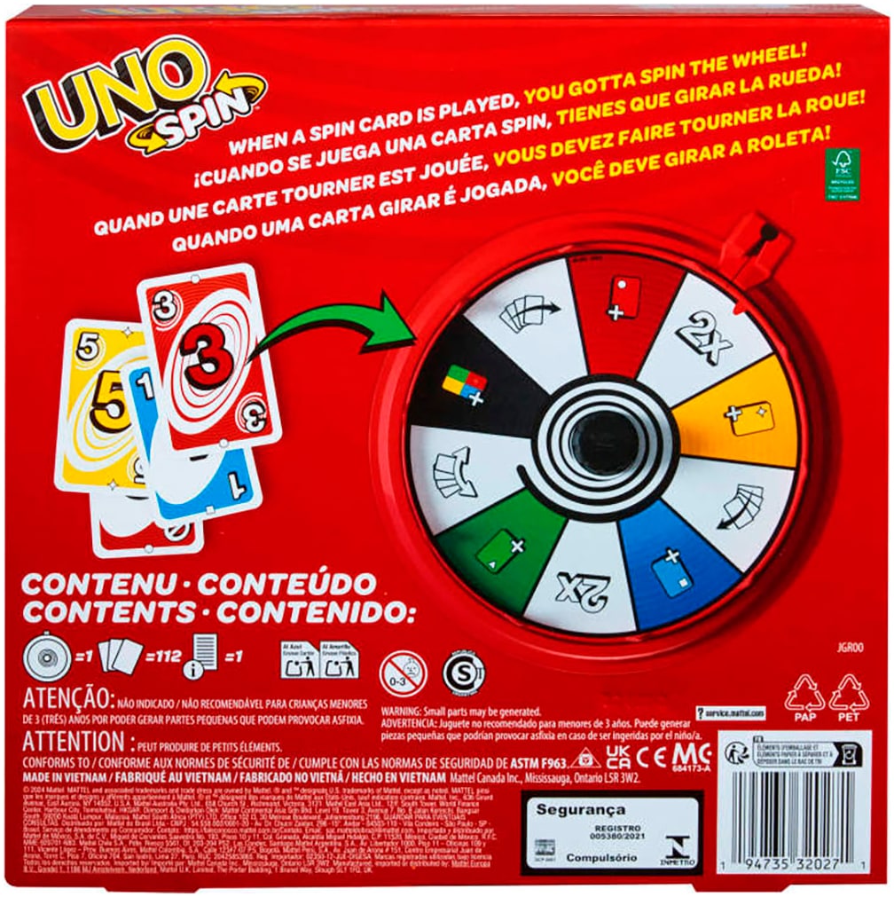 Mattel games Spiel »UNO Spin«