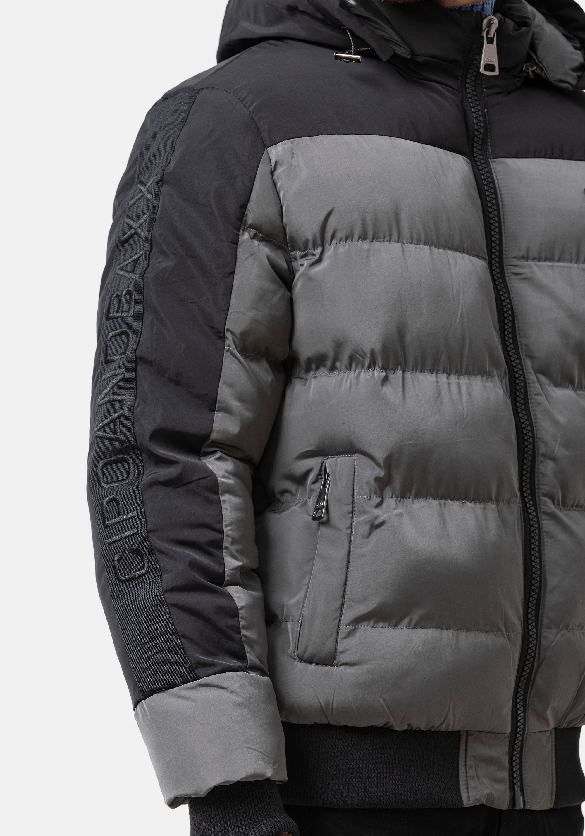 Cipo & Baxx Steppjacke mit Kapuze