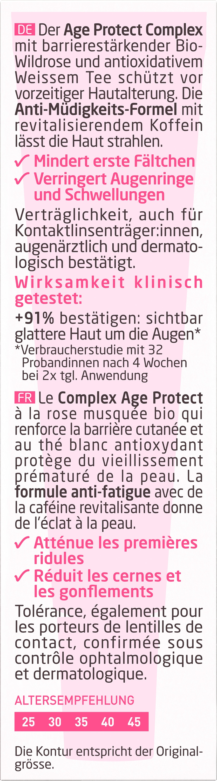 WELEDA Gesichtspflege »Weleda Glättende Augenpflege Wildrose & Weisser Tee« Anti-Fatigue-Formel, mindert erste Fältchen