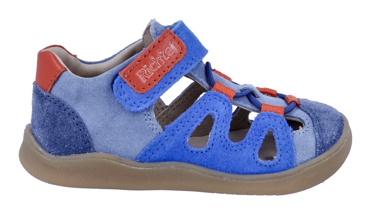 Richter Barfußschuh »Samy«  Babyschuh, Klettschuh, Größenschablone zum Download, mit WMS